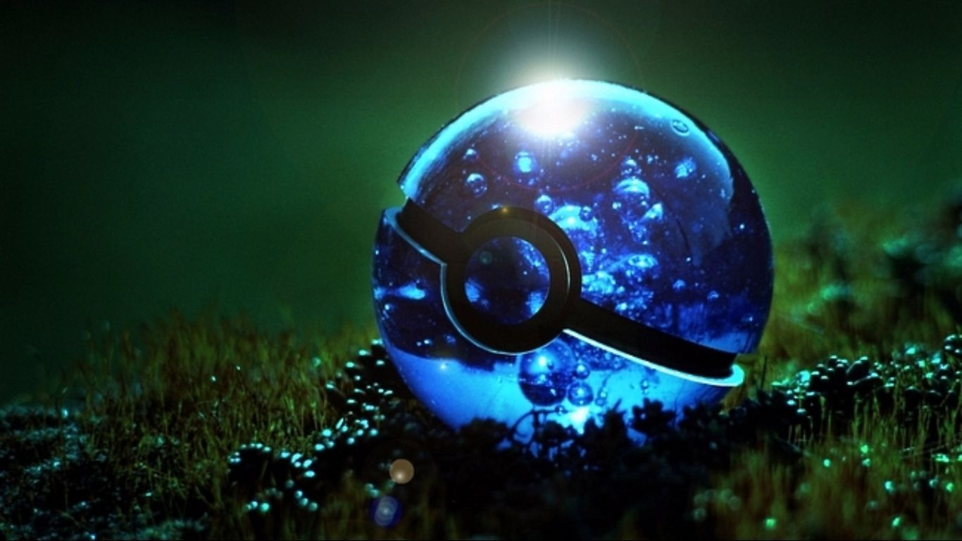pokemon wallpaper,water,sphere,light,macro photography,organism