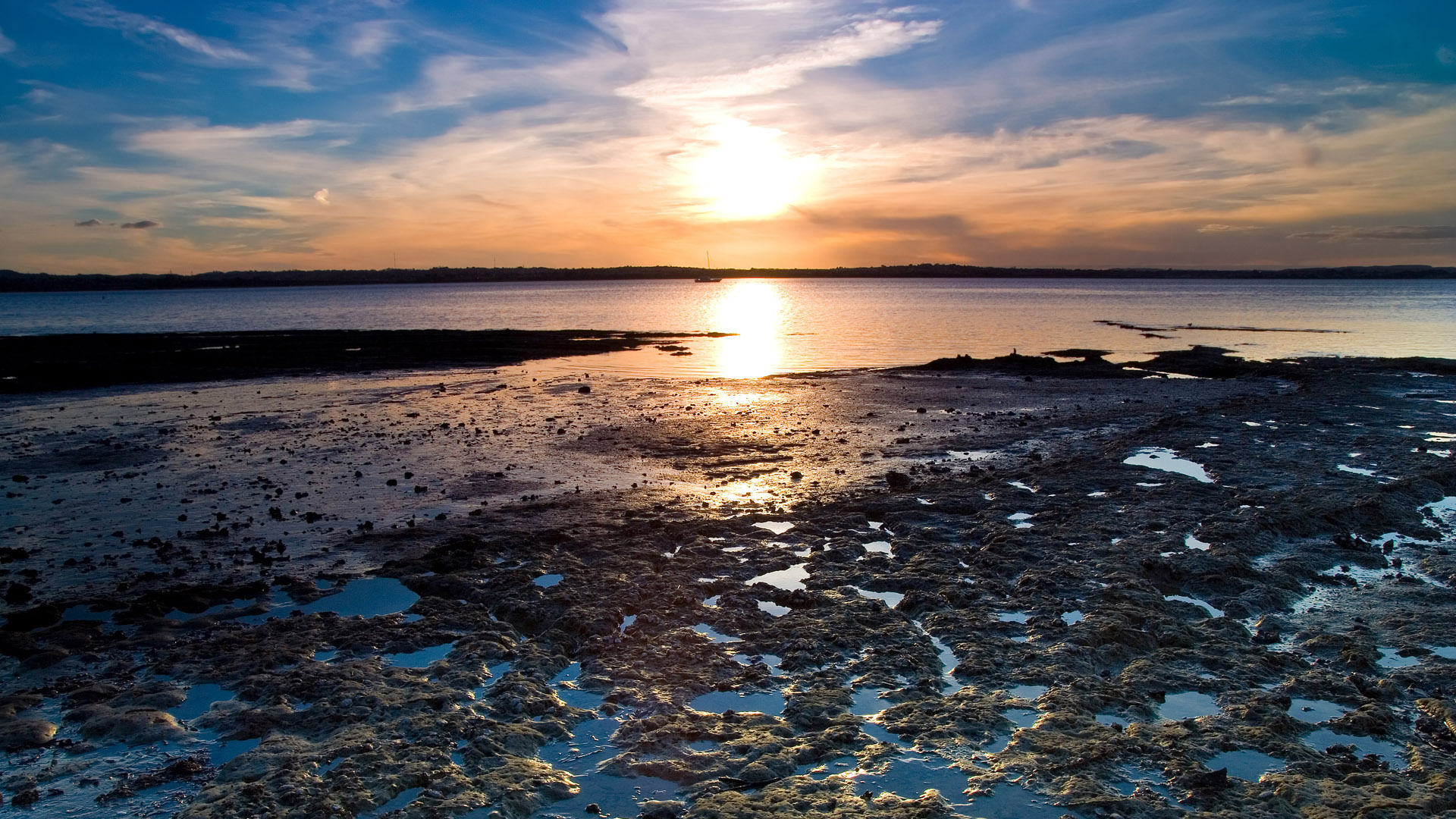 full hd wallpaper,sky,body of water,horizon,water,natural landscape