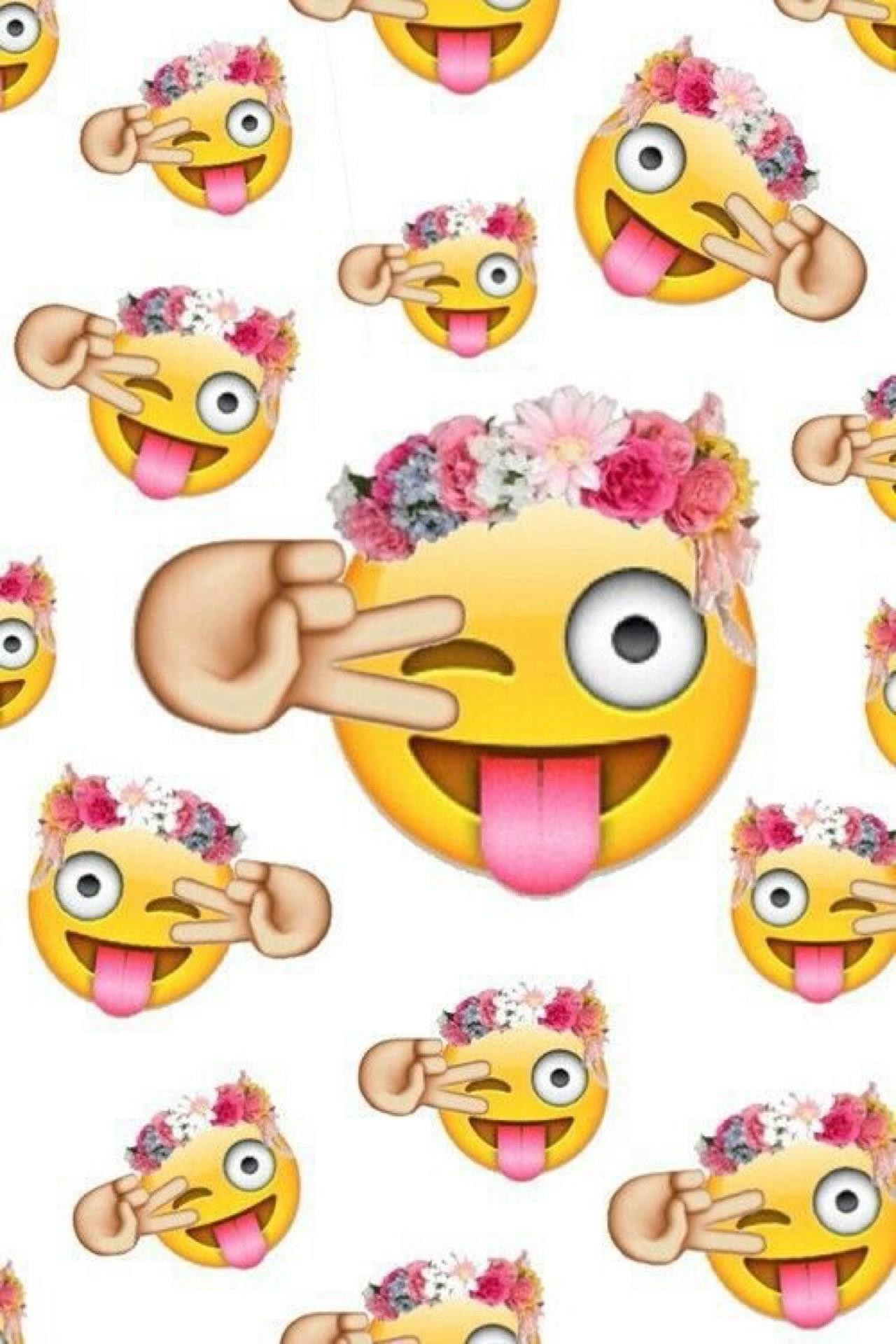 emoji wallpaper,emoticon,smiley,yellow,pink,icon