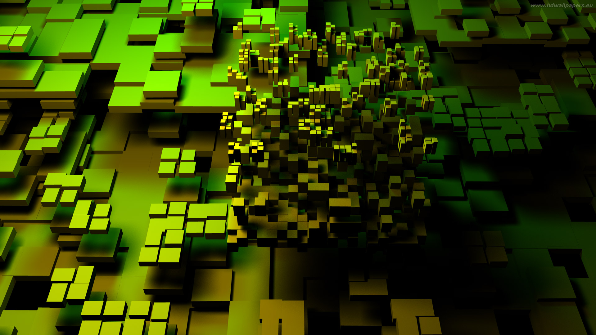 3d fondos de pantalla hd,verde,amarillo,fuente,simetría,cuadrado