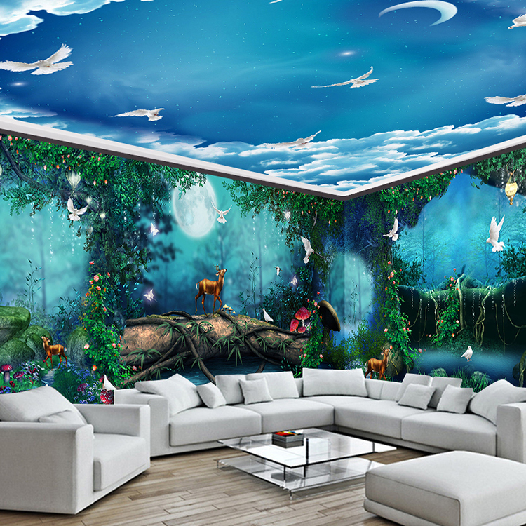 3d wallpaper live,wohnzimmer,hintergrund,wand,wandgemälde,natürliche landschaft