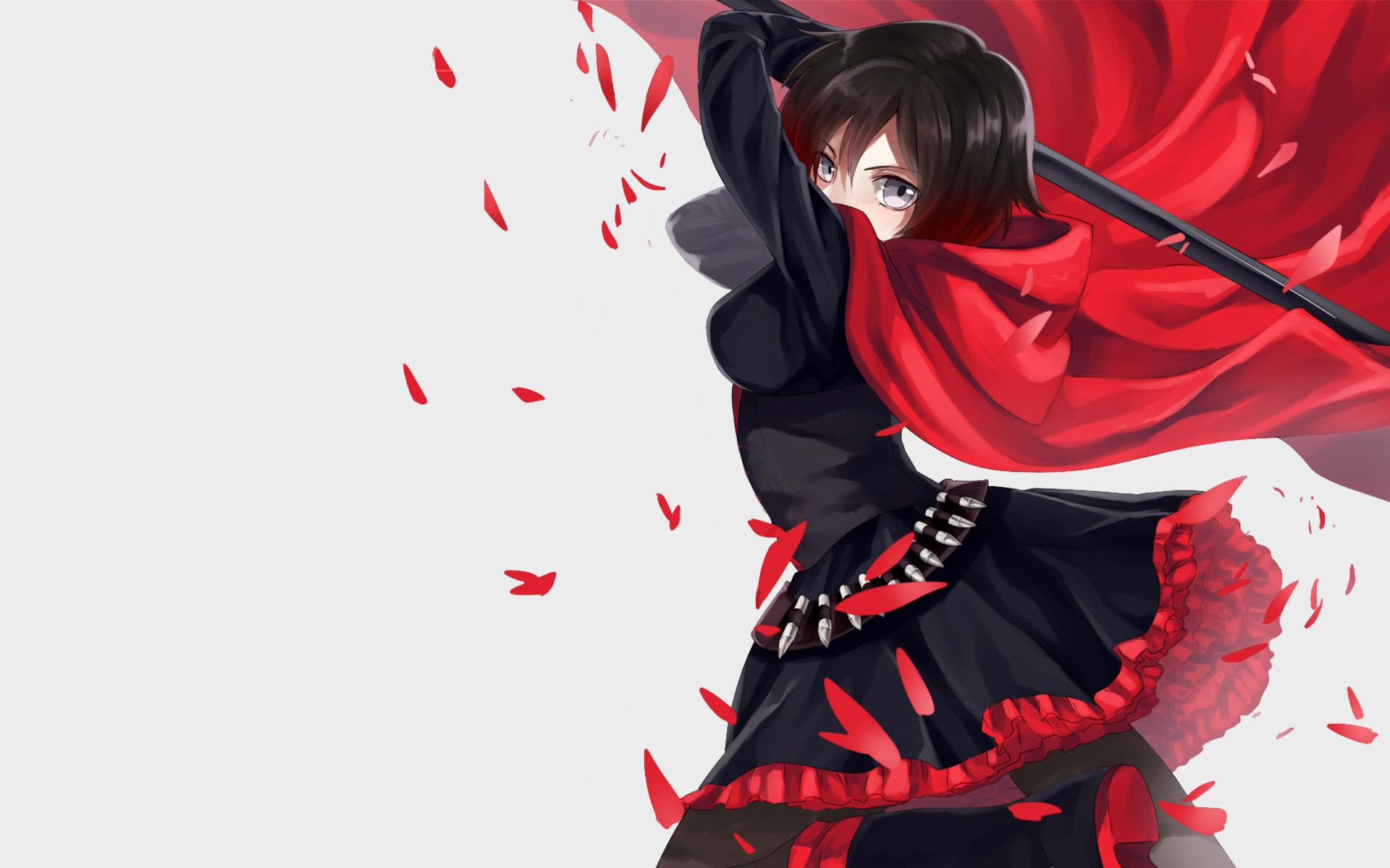 anime wallpaper,red,cg artwork,anime,black hair,long hair