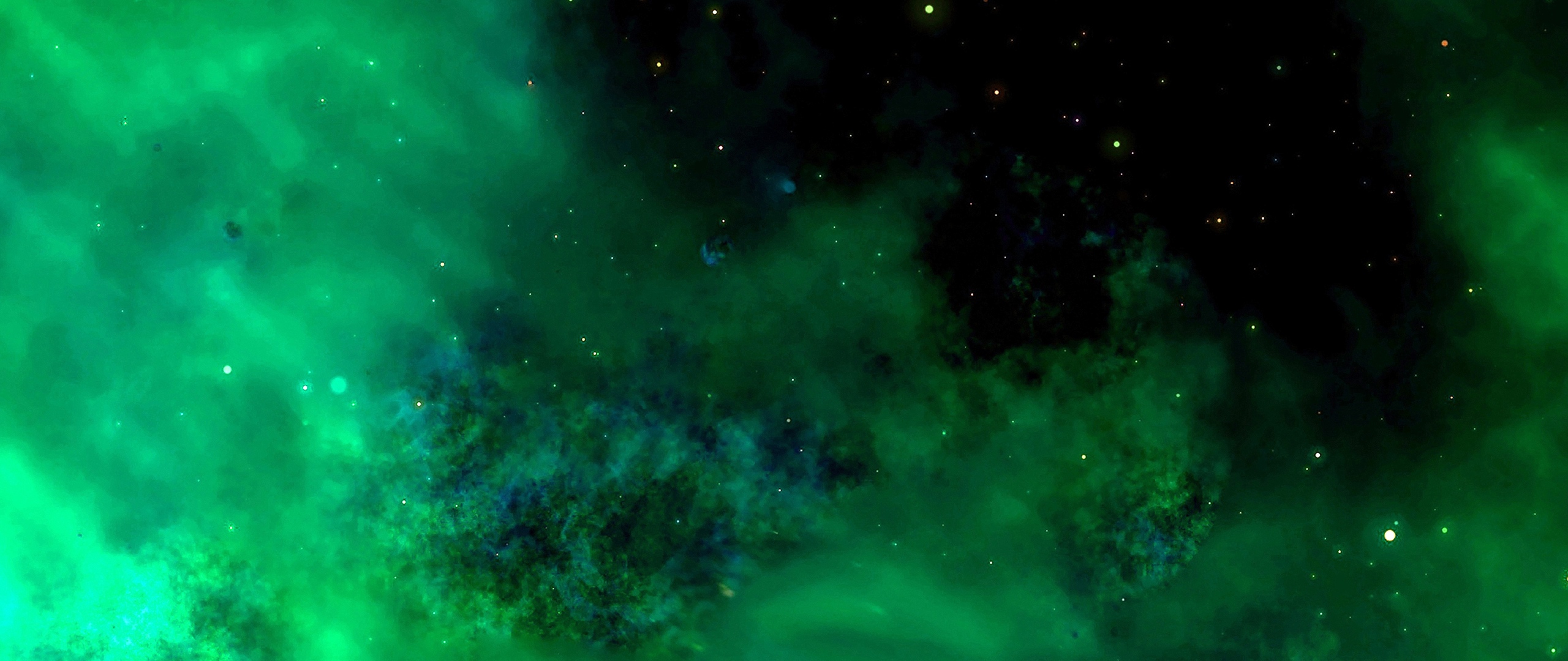 galaxie wallpaper,grün,natur,himmel,nebel,astronomisches objekt