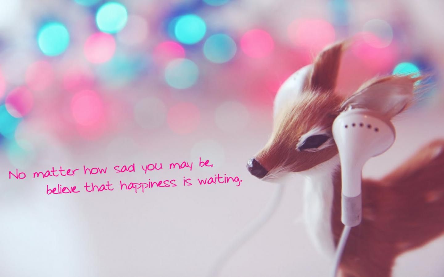cute wallpapers,pink,font,ear,fawn,happy