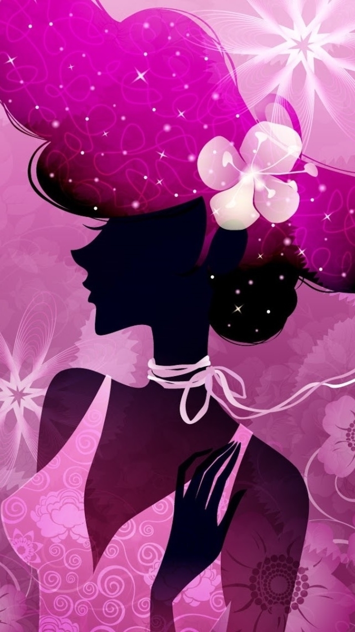 sfondi girly,rosa,viola,viola,illustrazione,palloncino