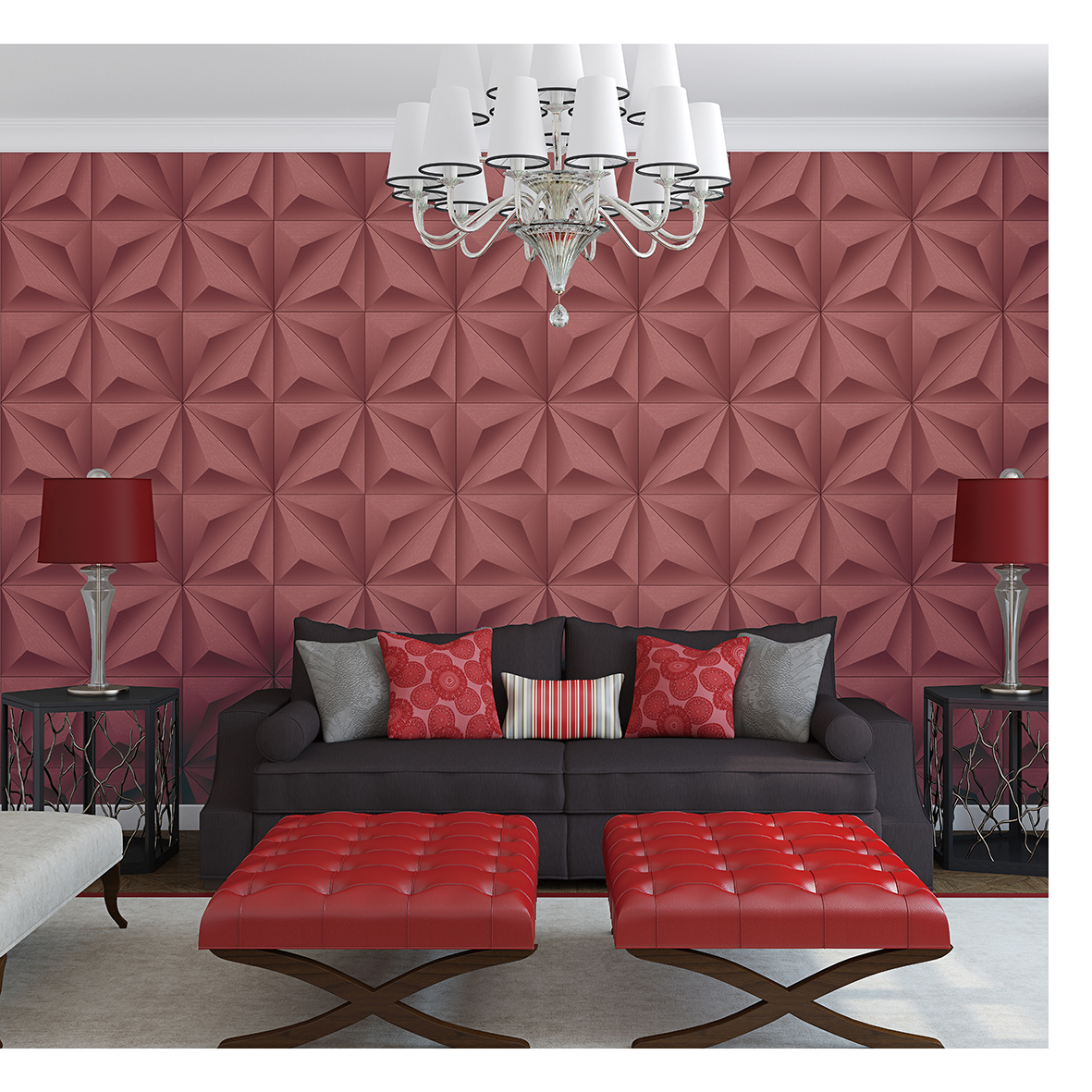 wallpaper design,red,orange,room,wallpaper,furniture