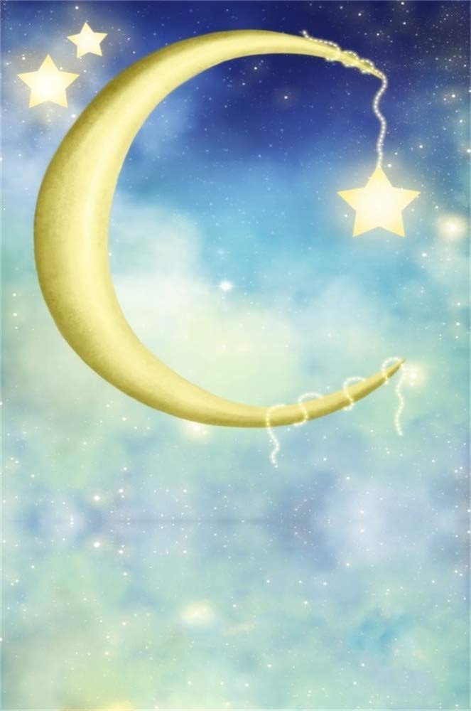 good night wallpaper,sky,daytime,atmosphere,crescent,moon