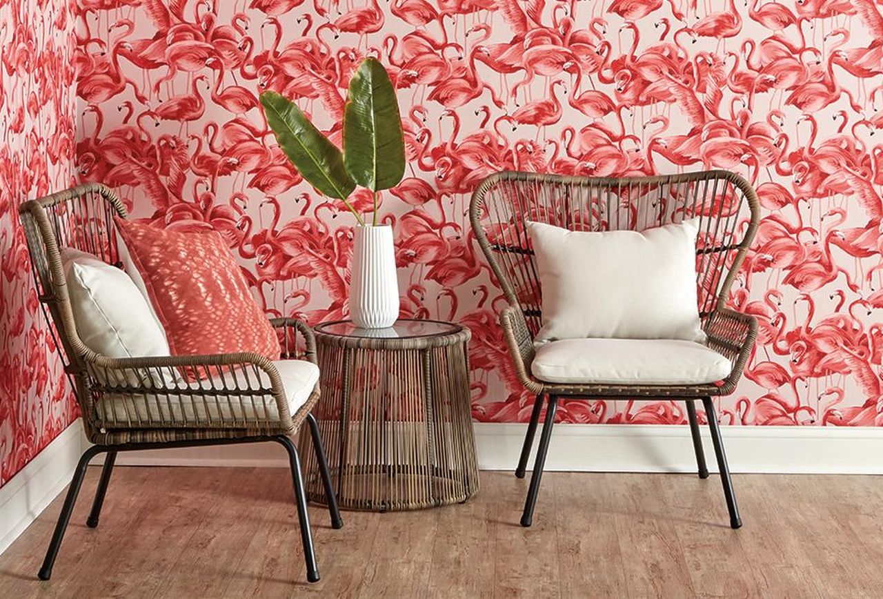 wallpaper design,furniture,red,chair,room,pink