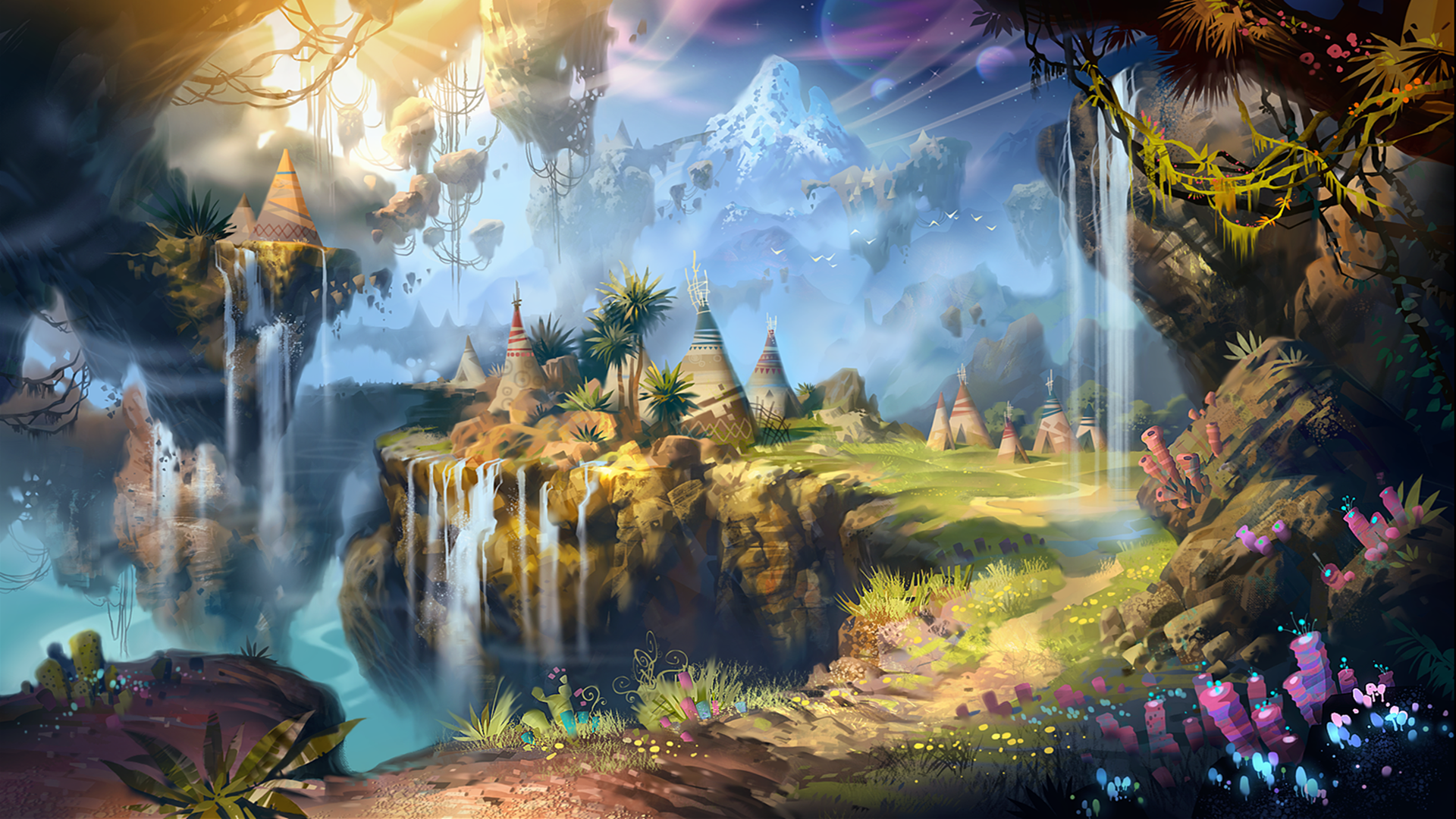 free wallpaper,nature,natural landscape,strategy video game,cg artwork,action adventure game