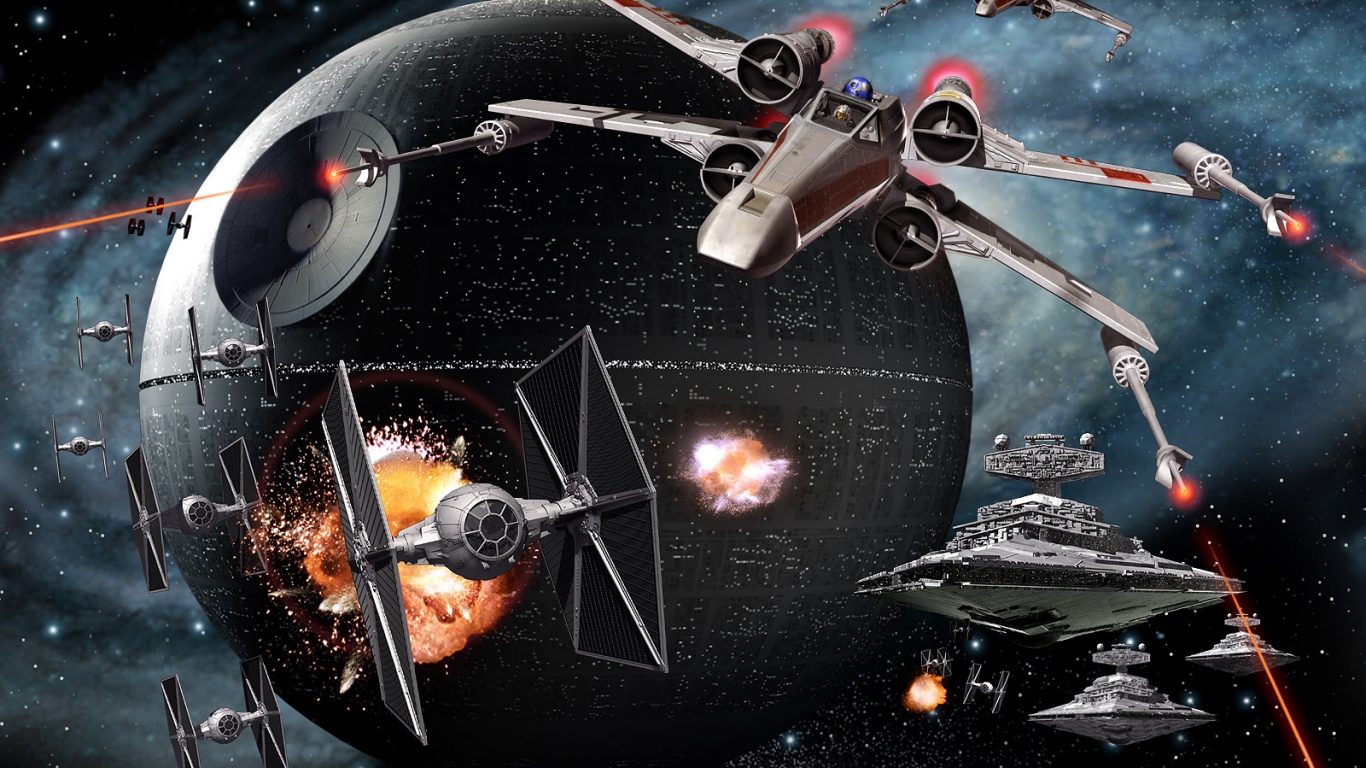 star wars wallpaper,weltraum,raumfahrzeug,platz,raumstation,fahrzeug