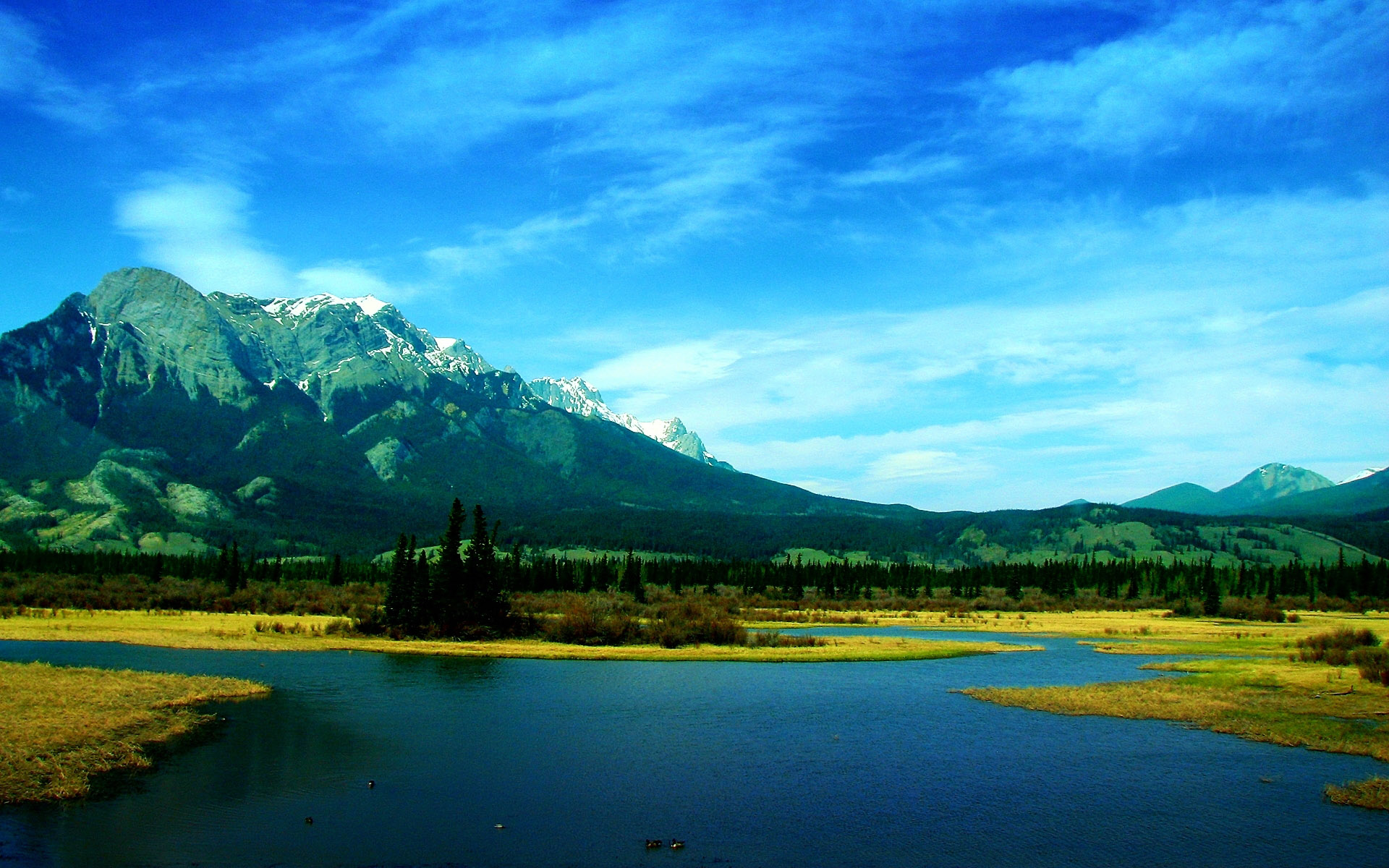 natur tapete,natürliche landschaft,natur,himmel,berg,wasser