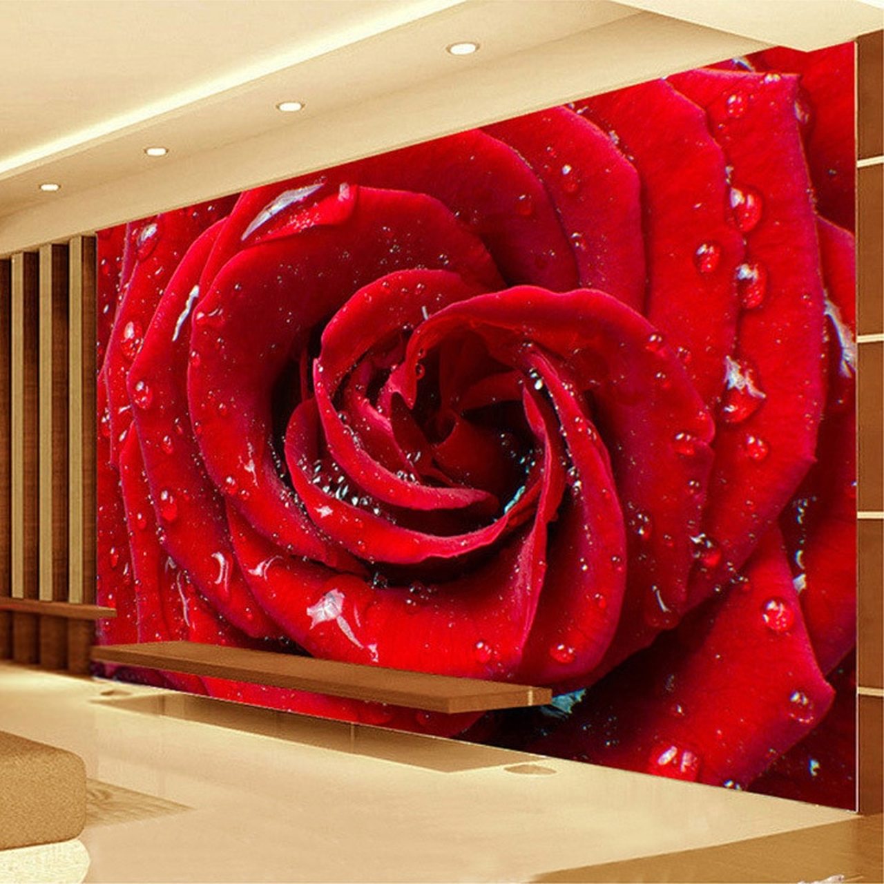 flower wallpaper,red,rose,rose family,interior design,flower
