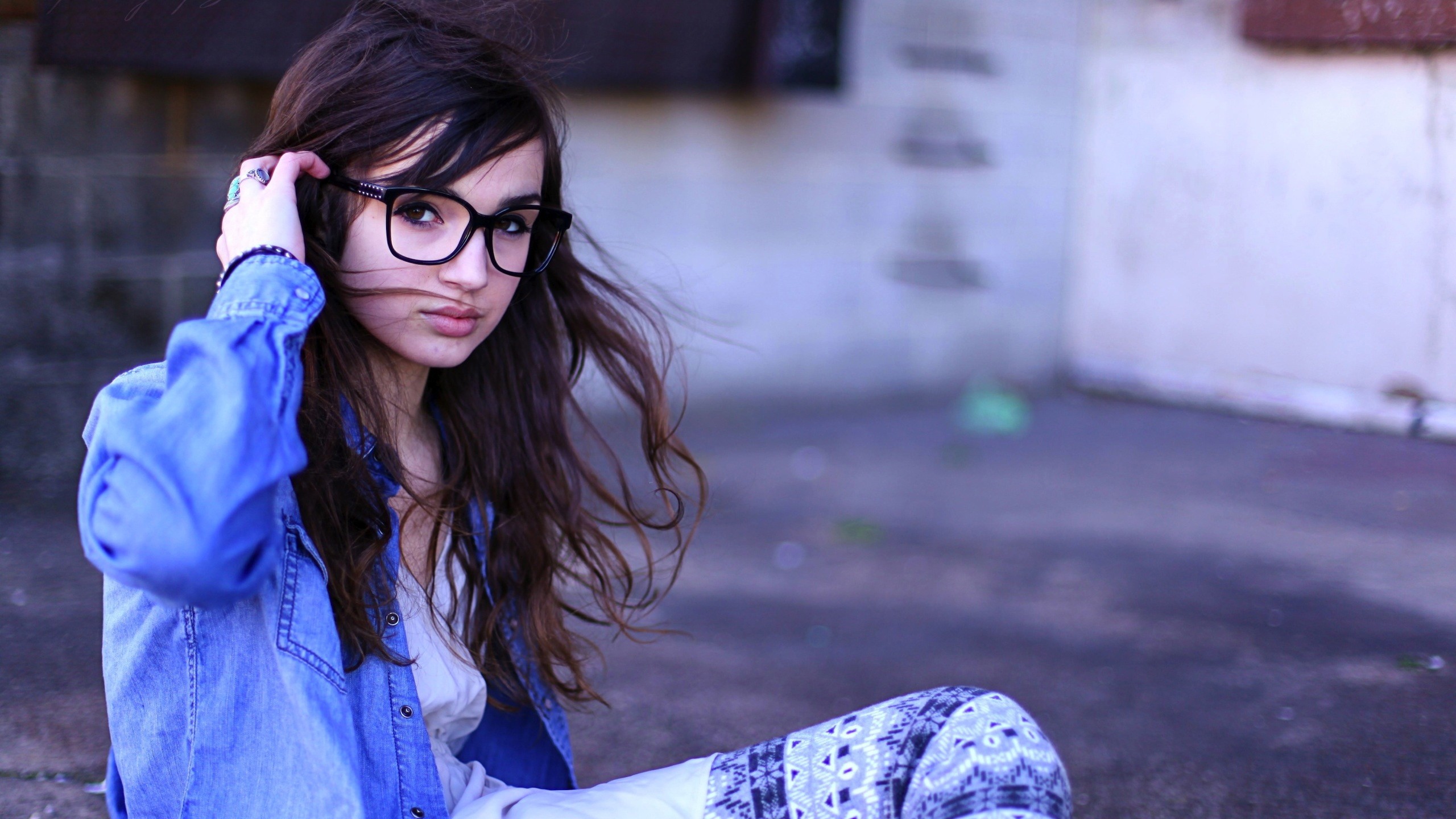 papier peint pour les filles,lunettes,cheveux,des lunettes,bleu,cool