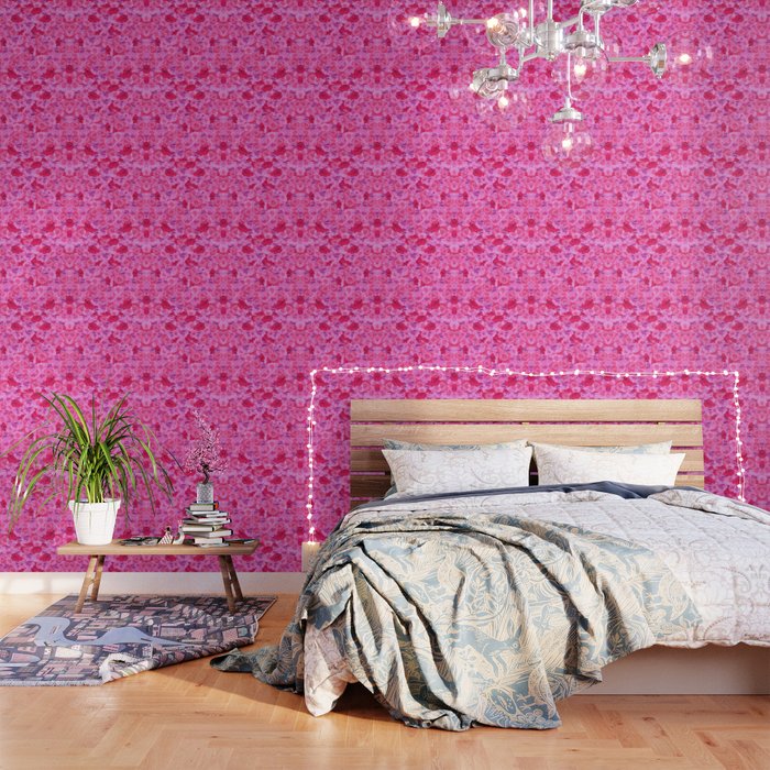 텀블러 벽지,분홍,침실,벽,방,벽지