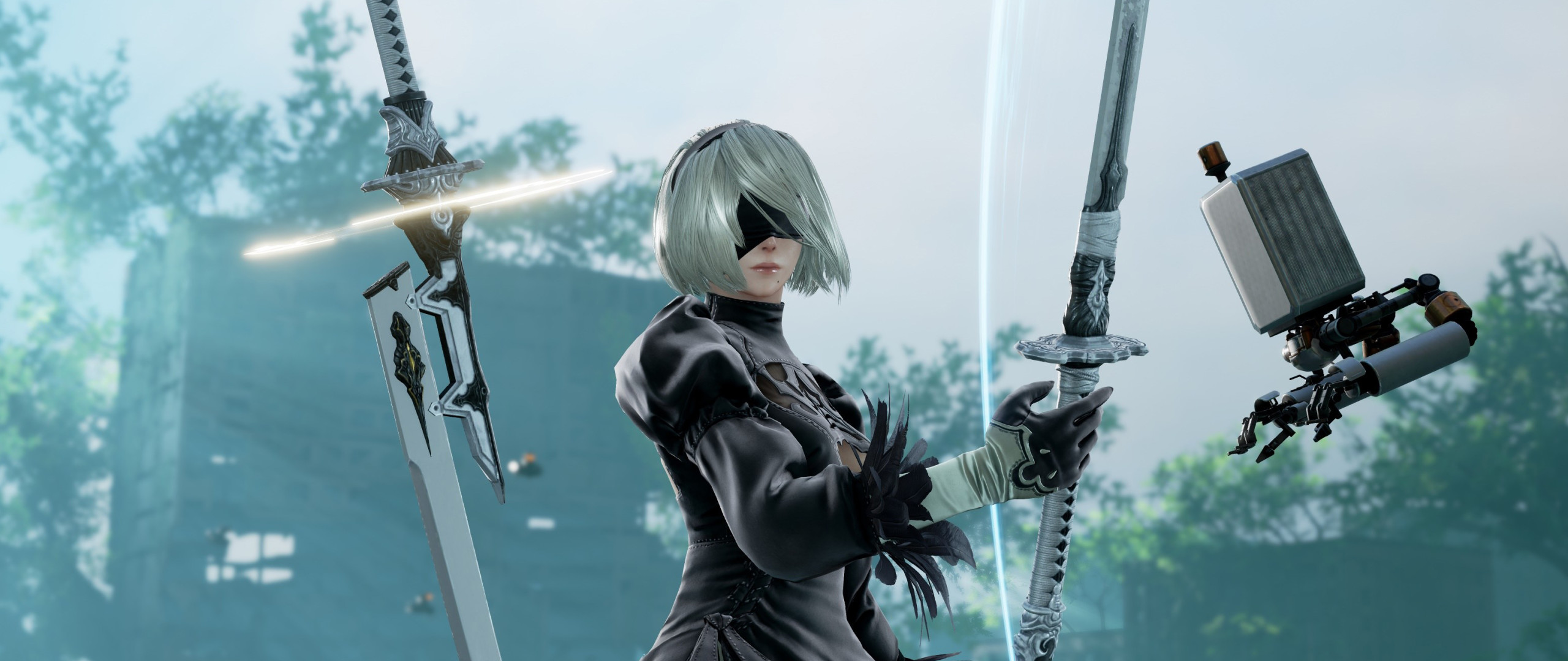 nier automata wallpaper,action adventure game,cg artwork,games,pc game,adventure game