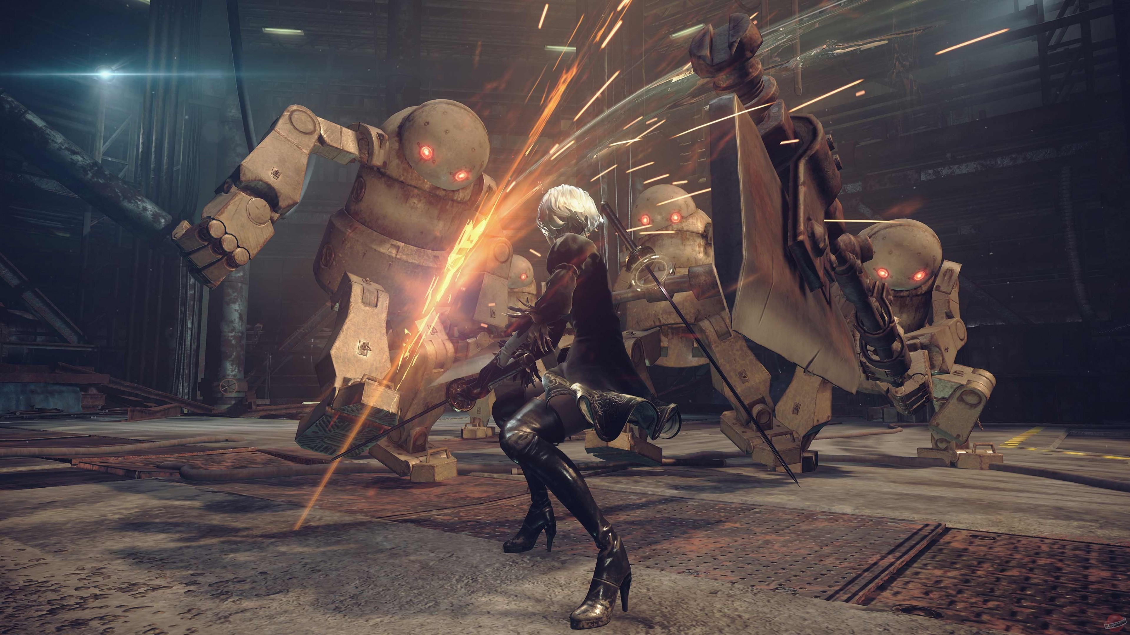 fond d'écran nier automata,jeu d'aventure d'action,jeu pc,capture d'écran,jeux,oeuvre de cg