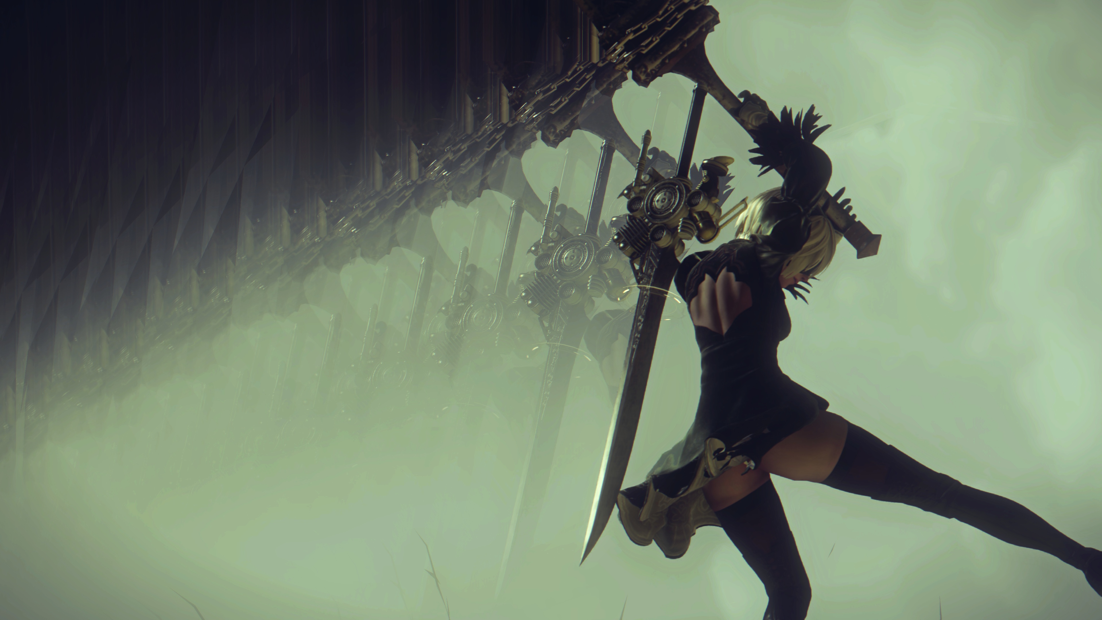 nier automata wallpaper,cg artwork,photography,performance,performance art,plant