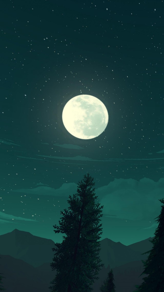 firewatch wallpaper,mond,himmel,natur,mondlicht,licht