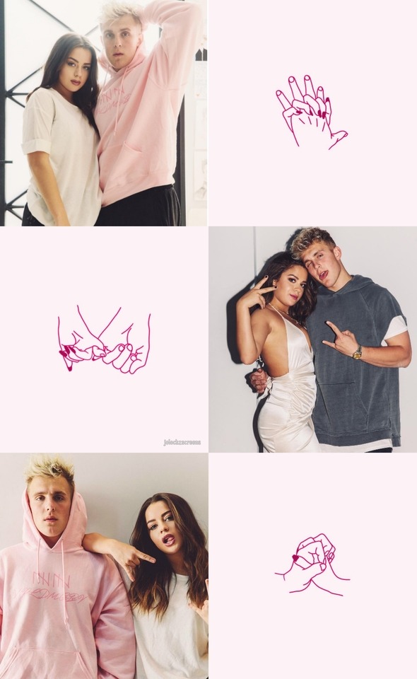 jake paul wallpaper,pink,skin,outerwear,neck,font