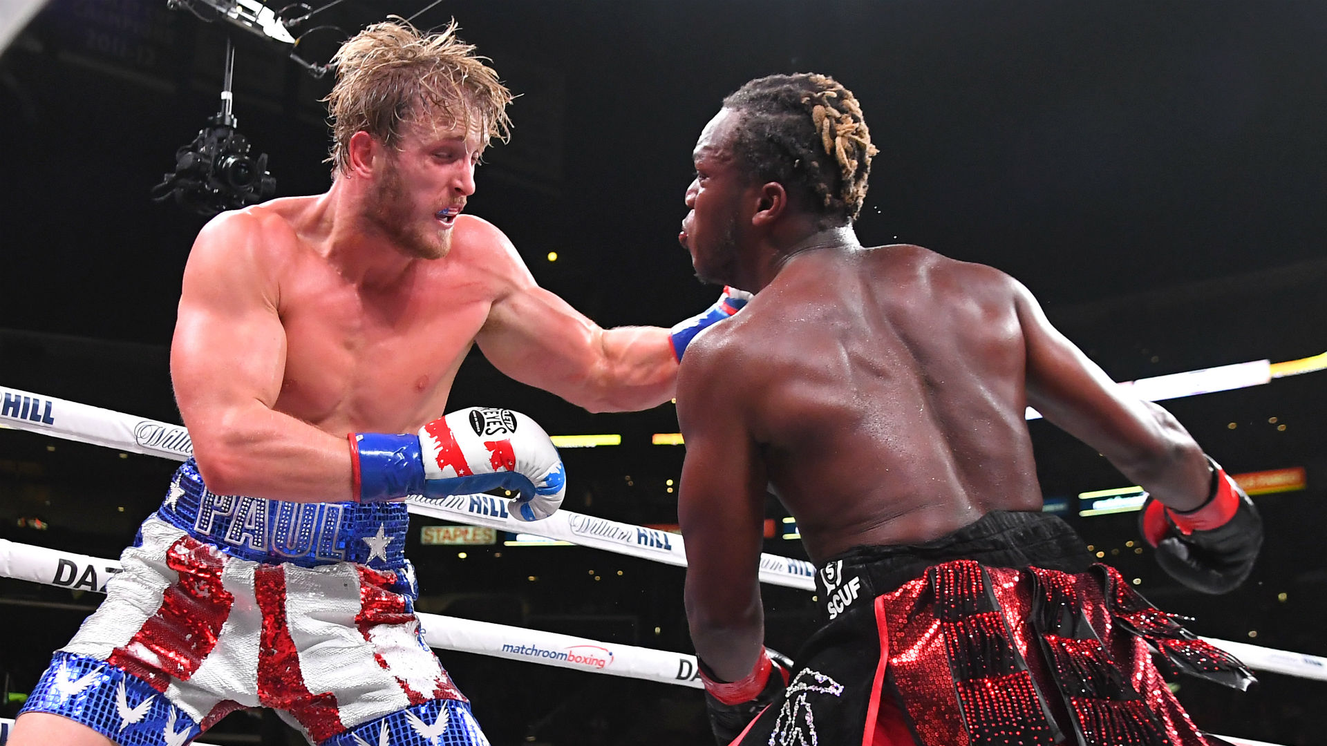 fond d'écran jake paul,torse nu,boxe professionnelle,ring de boxe,gant de boxe,boxe