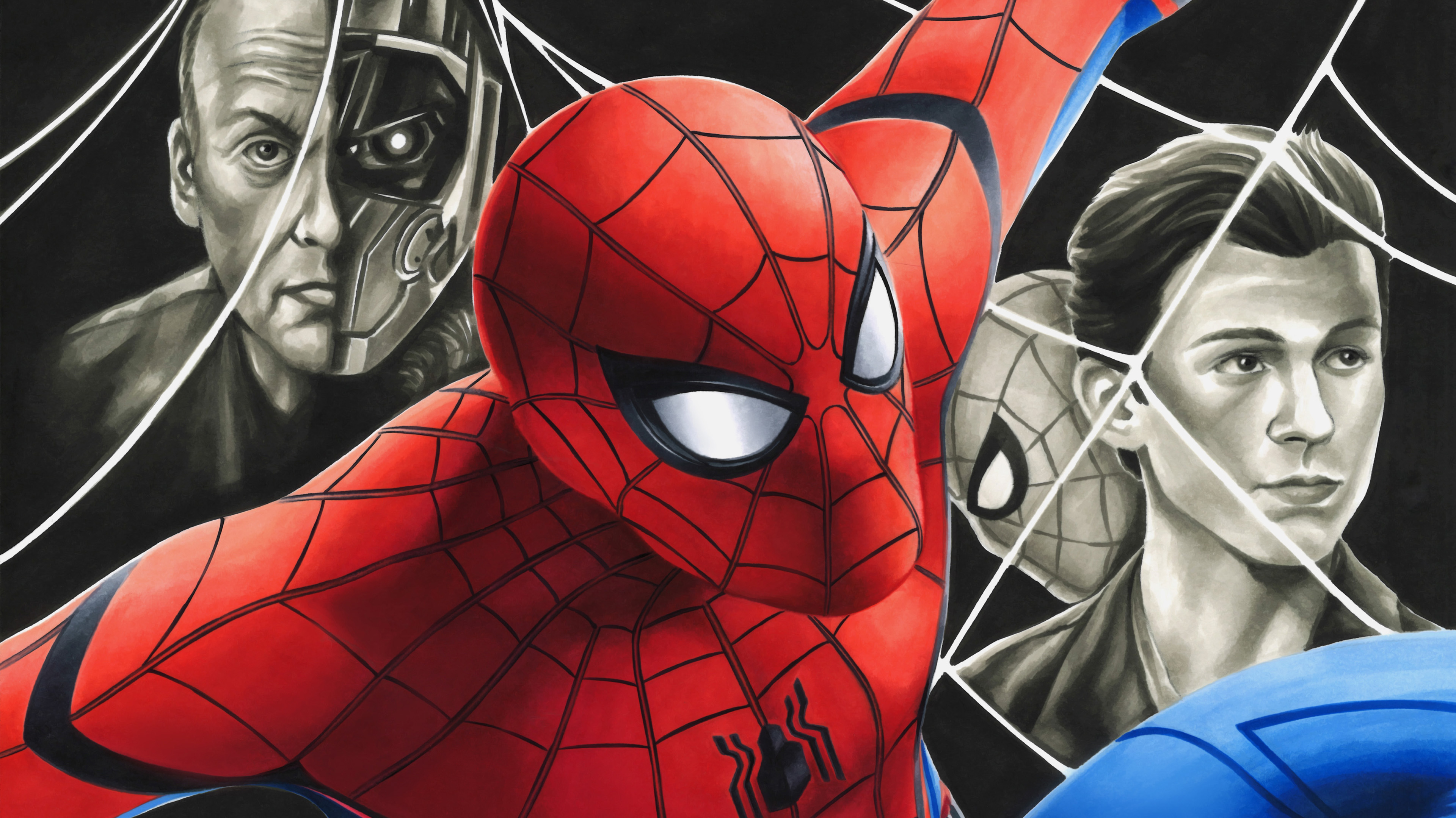 spiderman homecoming wallpaper,spider man,superheld,erfundener charakter,fiktion,comics