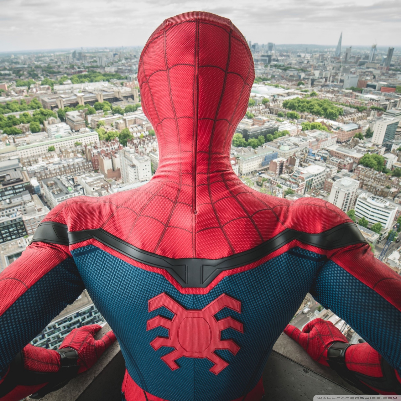 fondo de pantalla de spiderman homecoming,hombre araña,superhéroe,personaje de ficción,rosado,disfraz