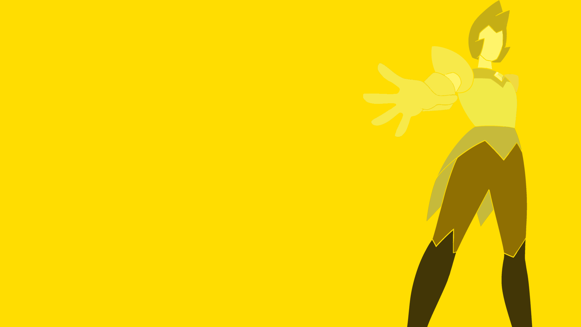 steven universe wallpaper,yellow,animation,silhouette,fictional character,graphic design