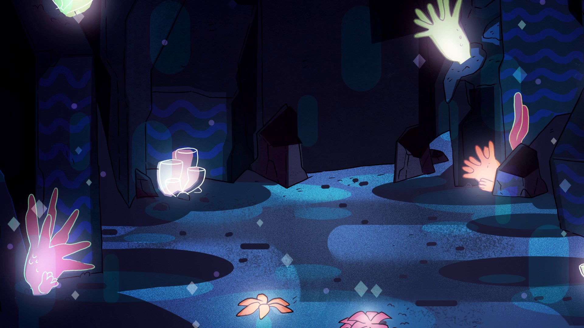 steven universe wallpaper,adventure game,screenshot,cg artwork,animation,fictional character