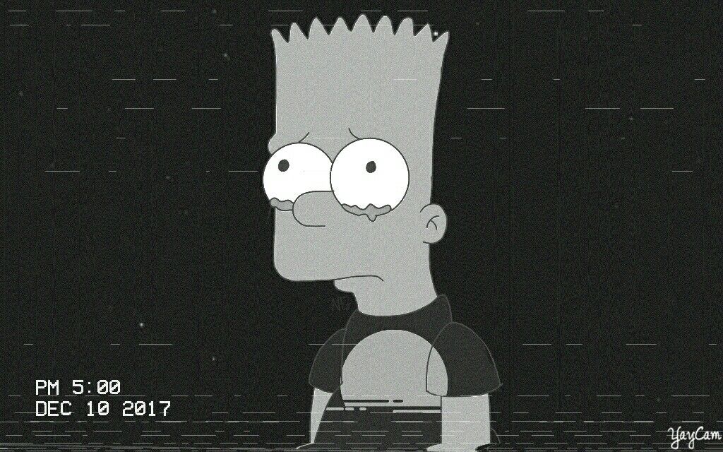 sad wallpaper,cartoon,animation,illustration,black and white