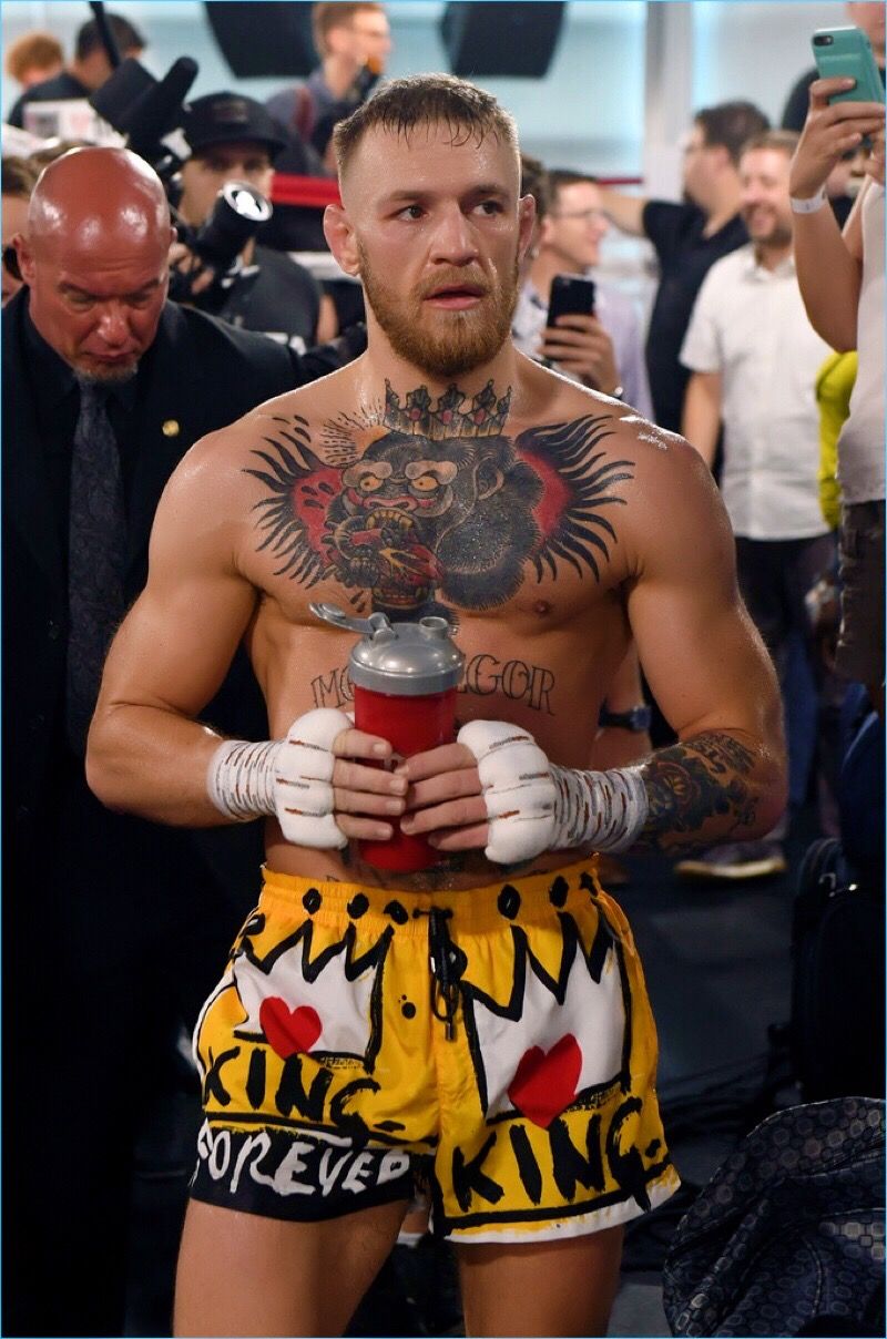 fond d'écran conor mcgregor,torse nu,lutteur,bodybuilder,poitrine,tatouage