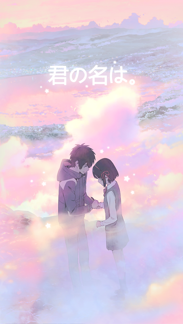 fond d'écran kimi no na wa,ciel,romance,amour,la photographie,anime