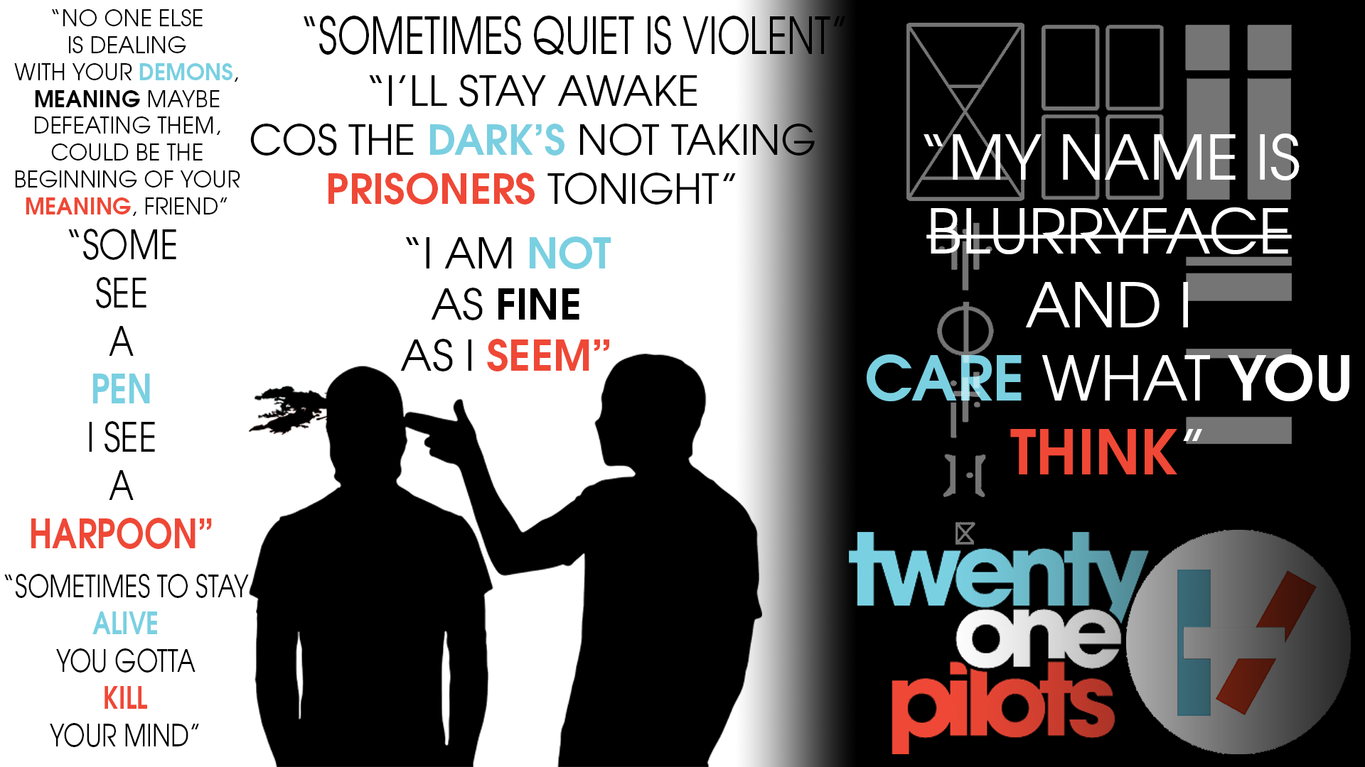 twenty one pilots wallpaper,font,text,poster,advertising,graphic design