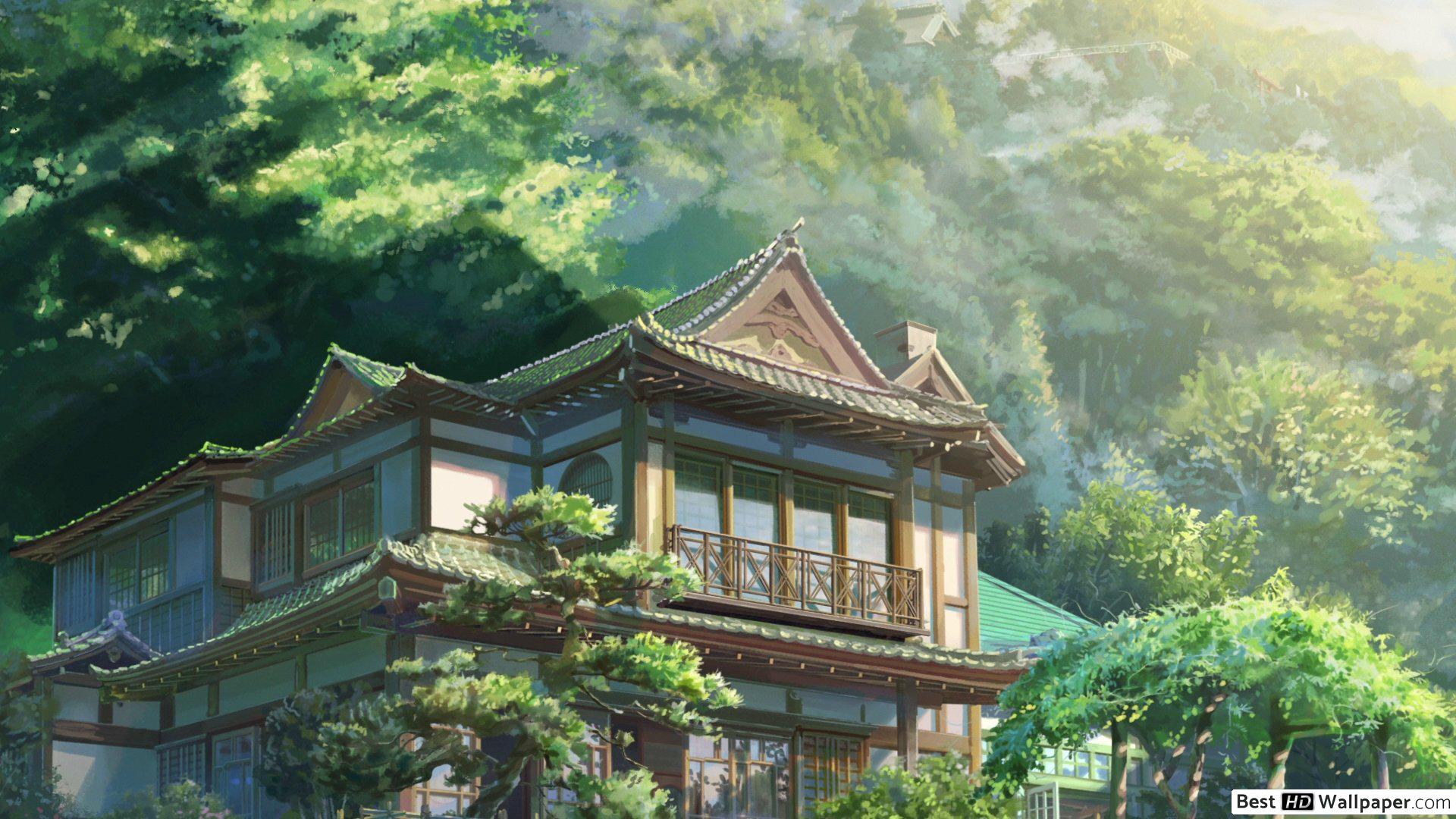 kimi no na wa tapete,chinesische architektur,natur,die architektur,japanische architektur,eigentum