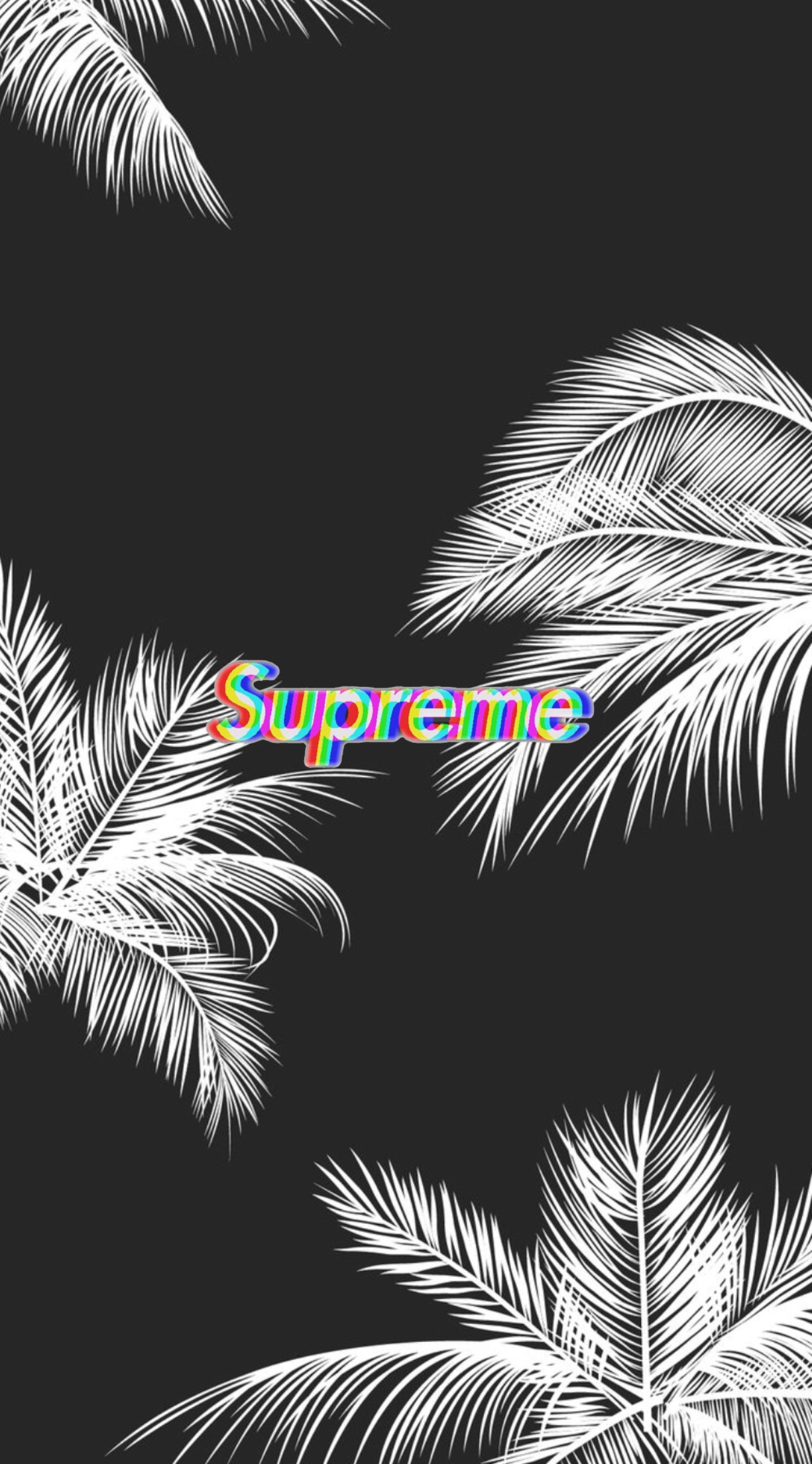 supreme wallpaper,feather,illustration,wing,tree,black and white