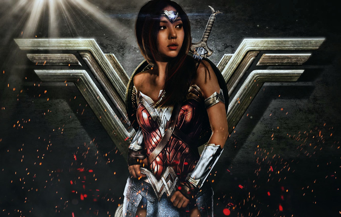 wonder woman wallpaper,action adventure game,cg artwork,digital compositing,pc game,fictional character