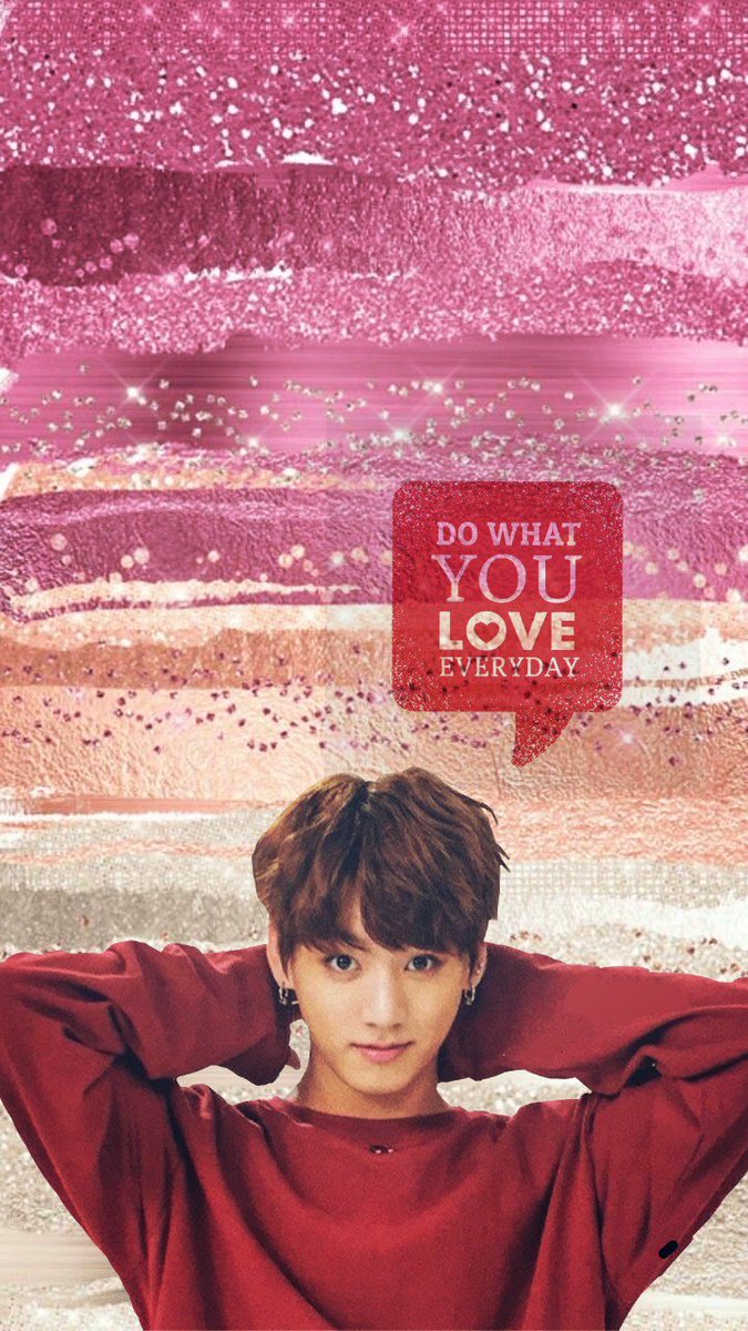 fond d'écran jungkook,rose,texte,couverture de livre,police de caractère,heureux