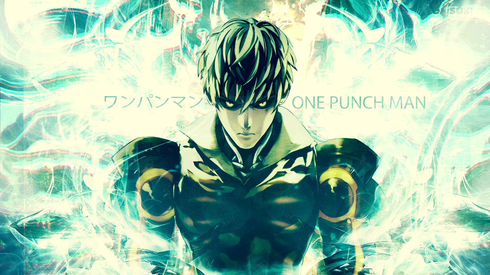 one punch man wallpaper,fictional character,cg artwork,cool,superhero,illustration