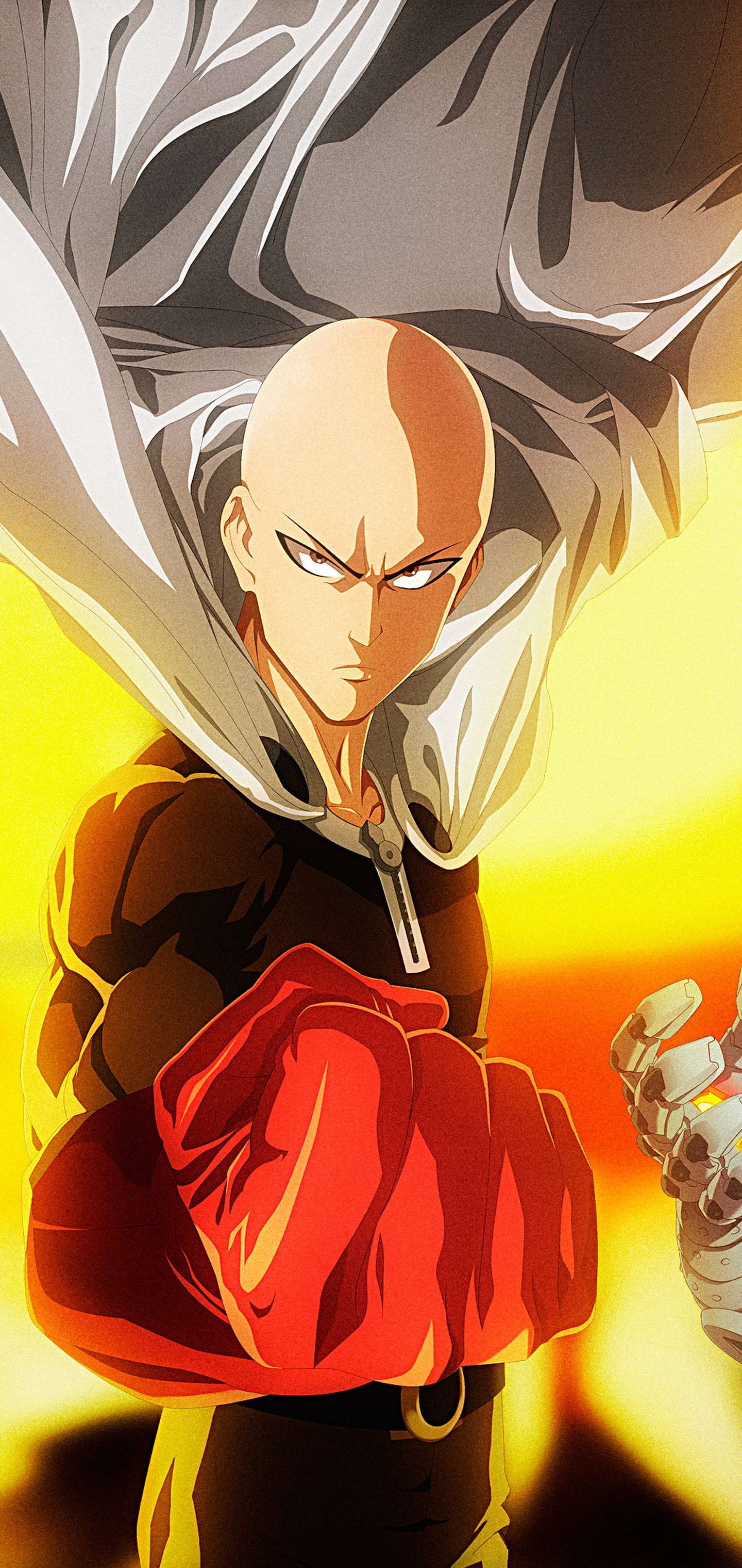 fondo de pantalla de one punch man,dibujos animados,anime,cg artwork,personaje de ficción,ilustración