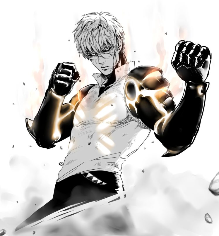 one punch man wallpaper,boxing,kick,cartoon,muay thai,striking combat sports