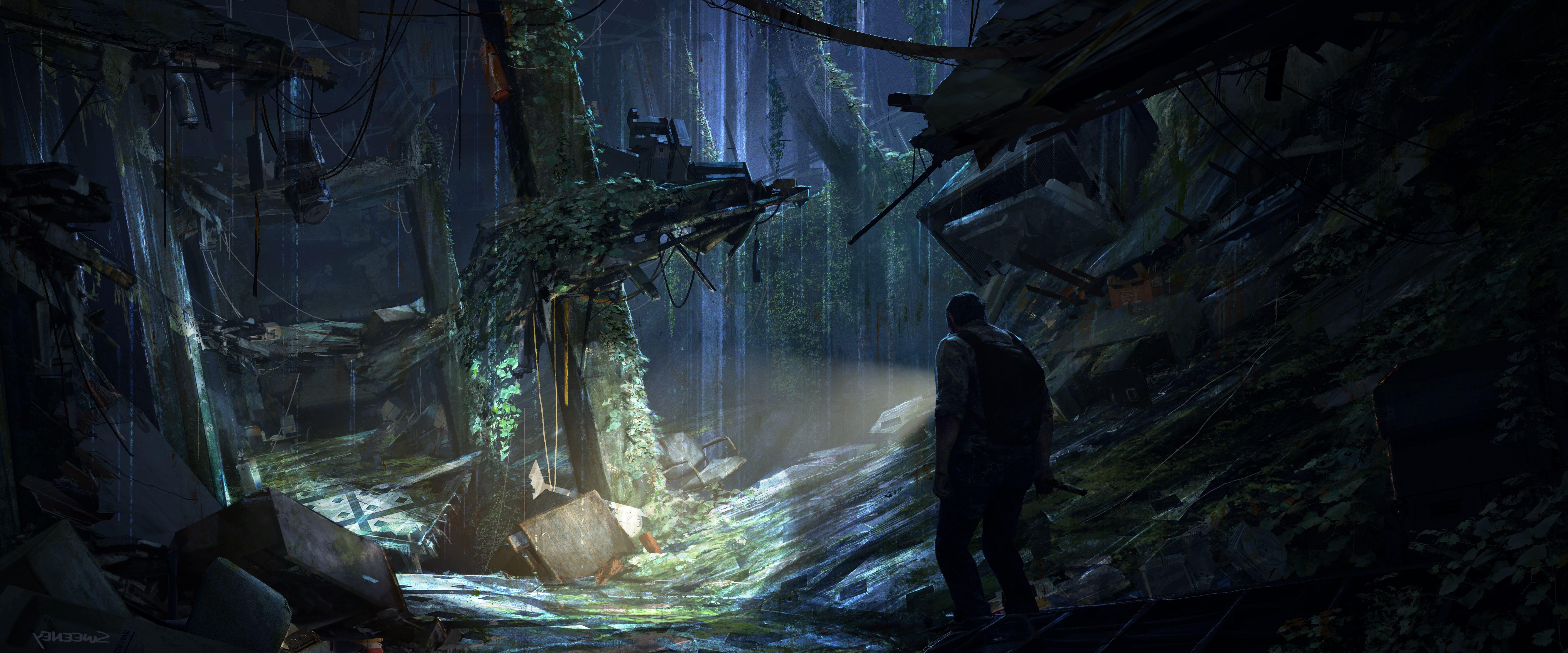 the last of us wallpaper,action adventure game,adventure game,pc game,darkness,screenshot