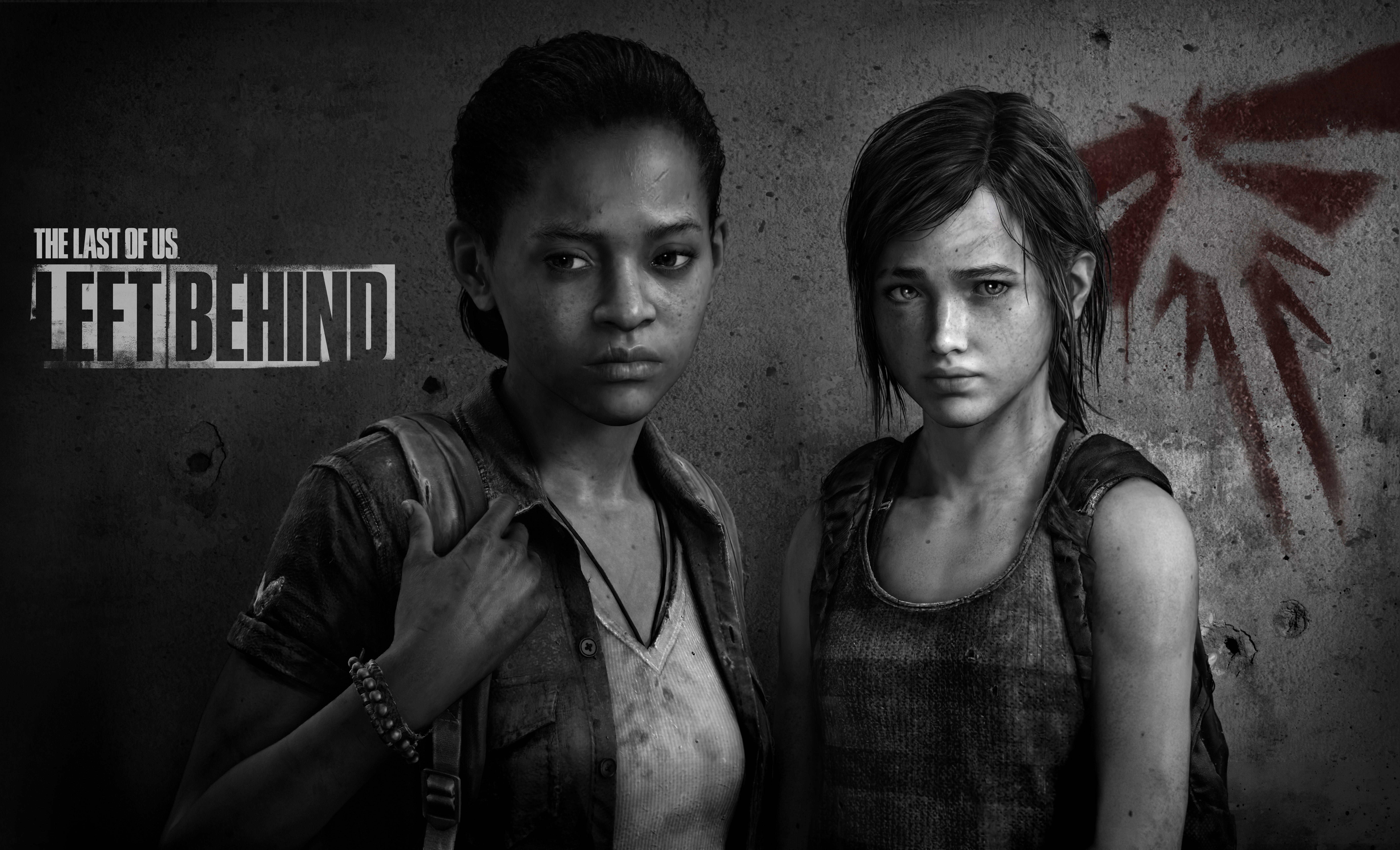 the last of us wallpaper,black and white,human,movie,photography,monochrome