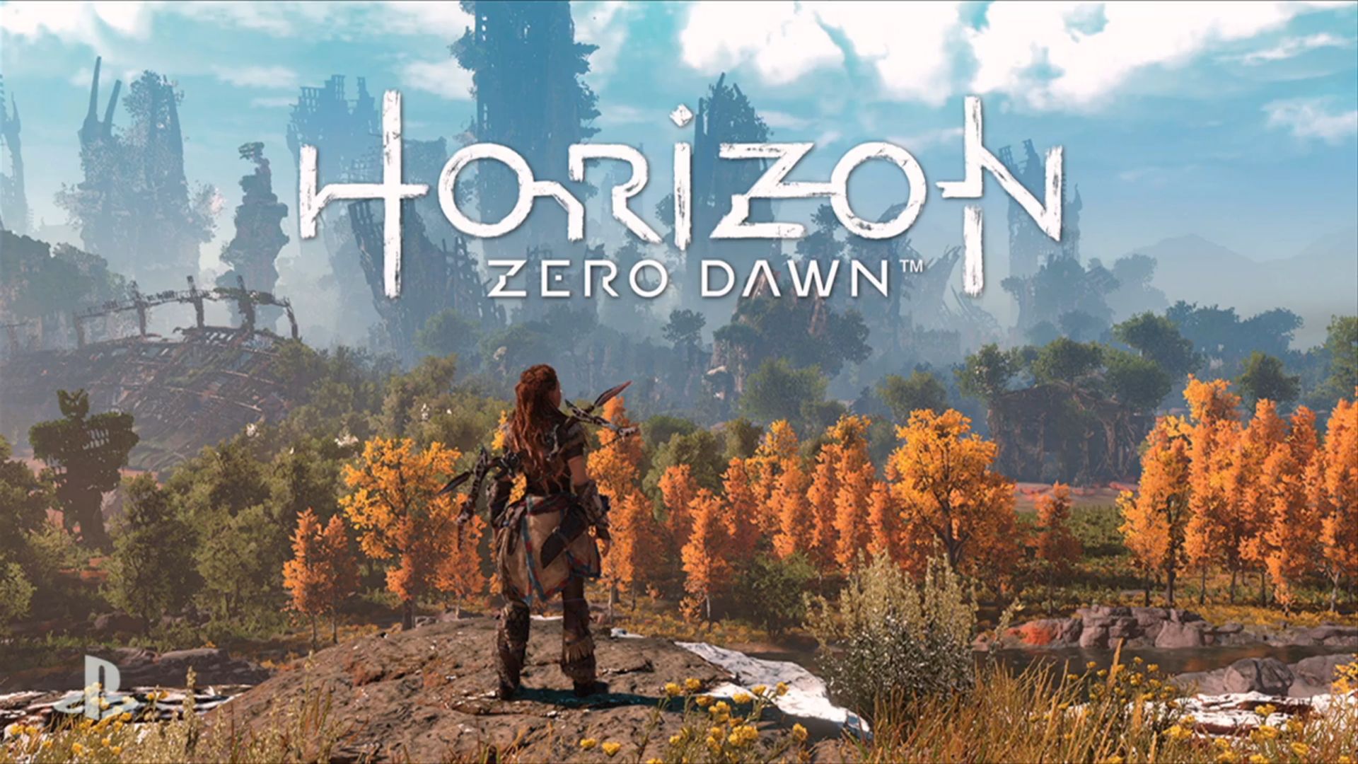 fond d'écran horizon zéro aube,jeu d'aventure d'action,jeu pc,jeux,police de caractère,la technologie