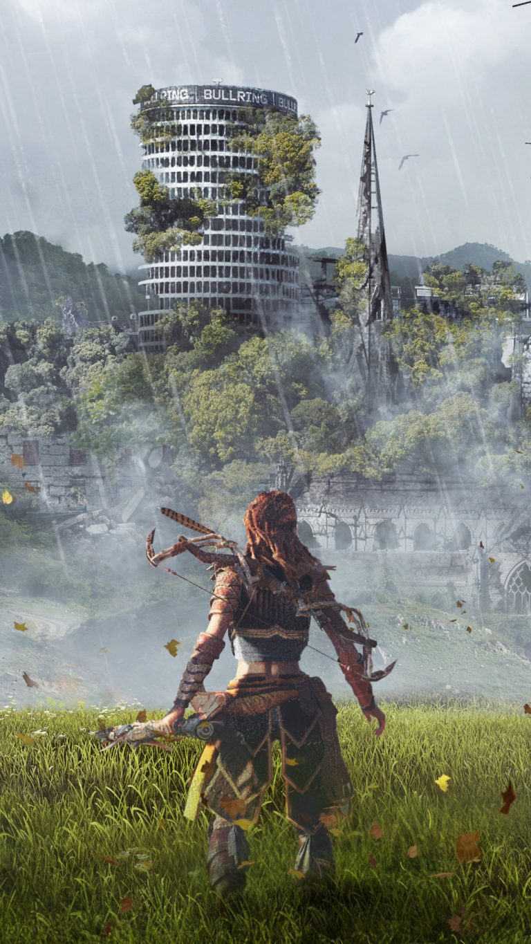 horizon zero dawn wallpaper,action adventure game,pc game,cg artwork,strategy video game,games