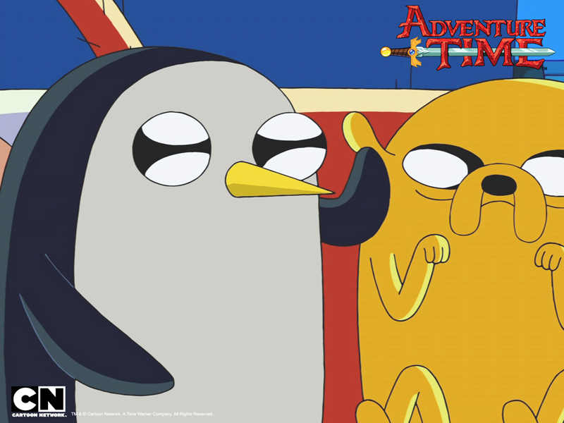 adventure time wallpaper,cartoon,animated cartoon,flightless bird,bird,animation