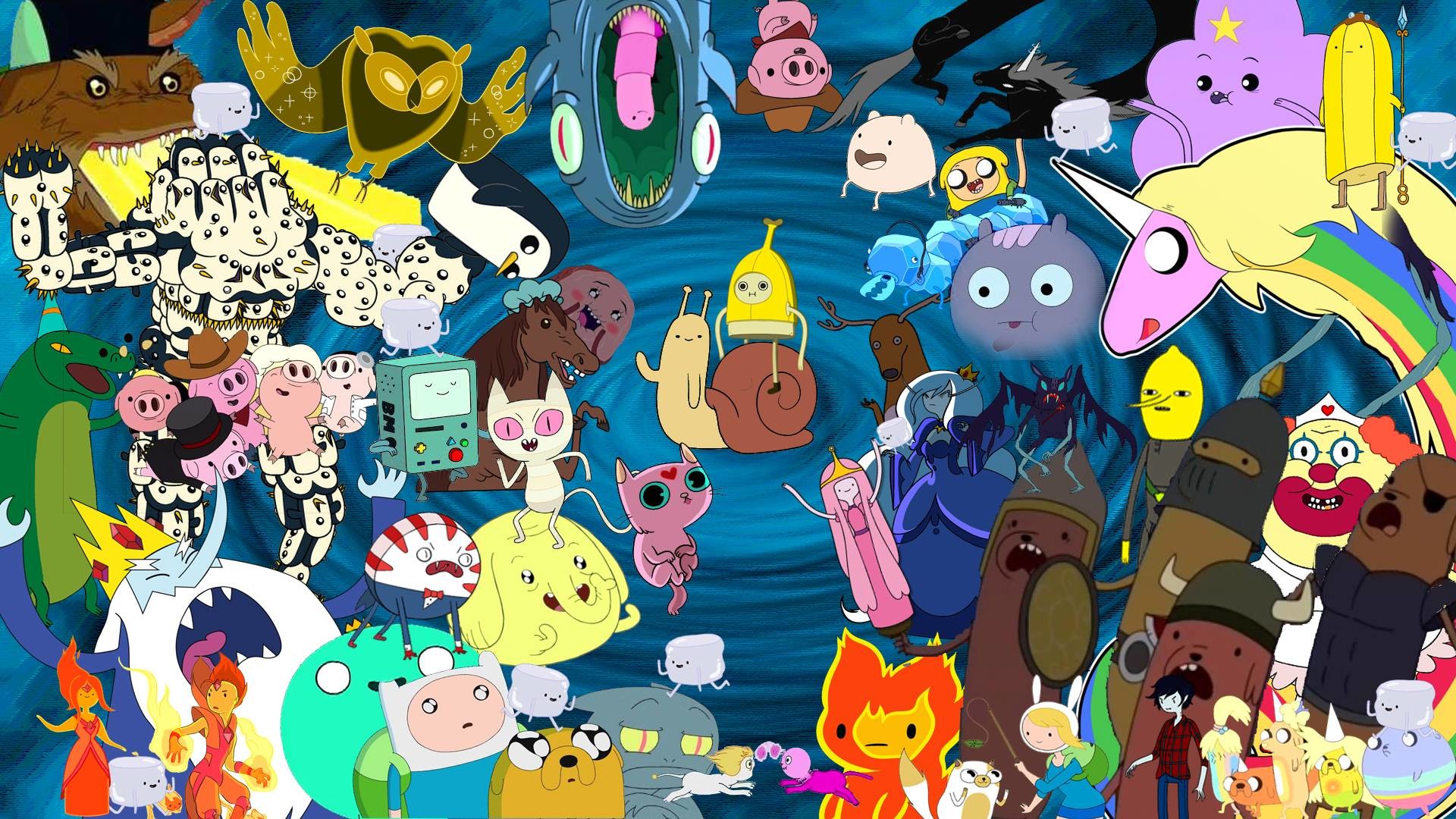 adventure time wallpaper,animated cartoon,cartoon,illustration,art,animation