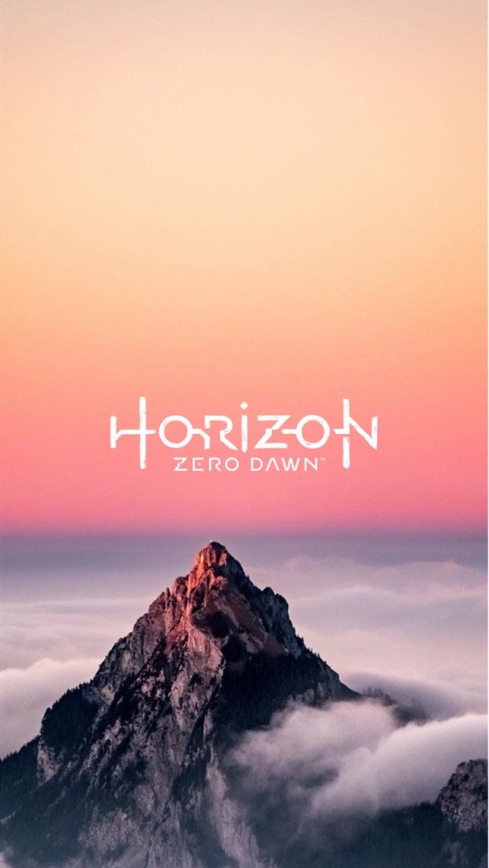 horizon zero dawn wallpaper,sky,horizon,natural landscape,text,pink