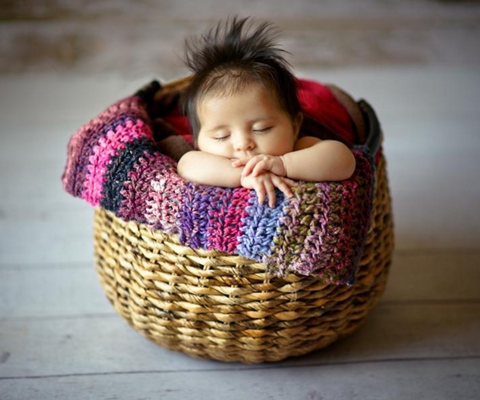 baby photos wallpapers,child,wicker,crochet,basket,wool