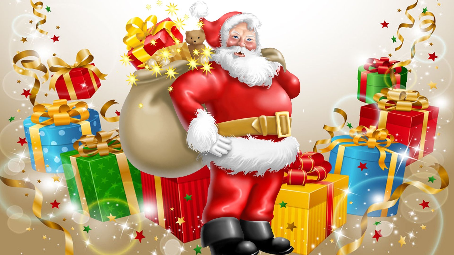 full hd 3d wallpapers 1920x1080,santa claus,christmas,christmas eve,christmas decoration,christmas ornament