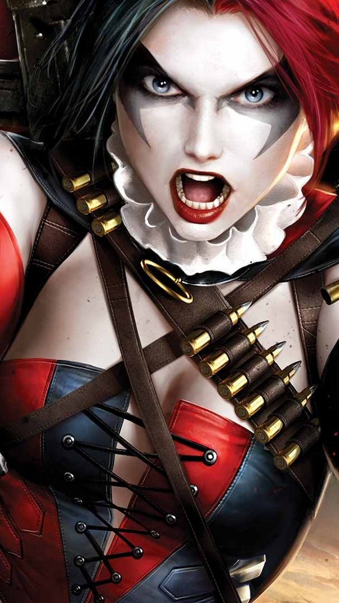 harley quinn tapete,erfundener charakter,superheld,superschurke,cg kunstwerk,harley quinn