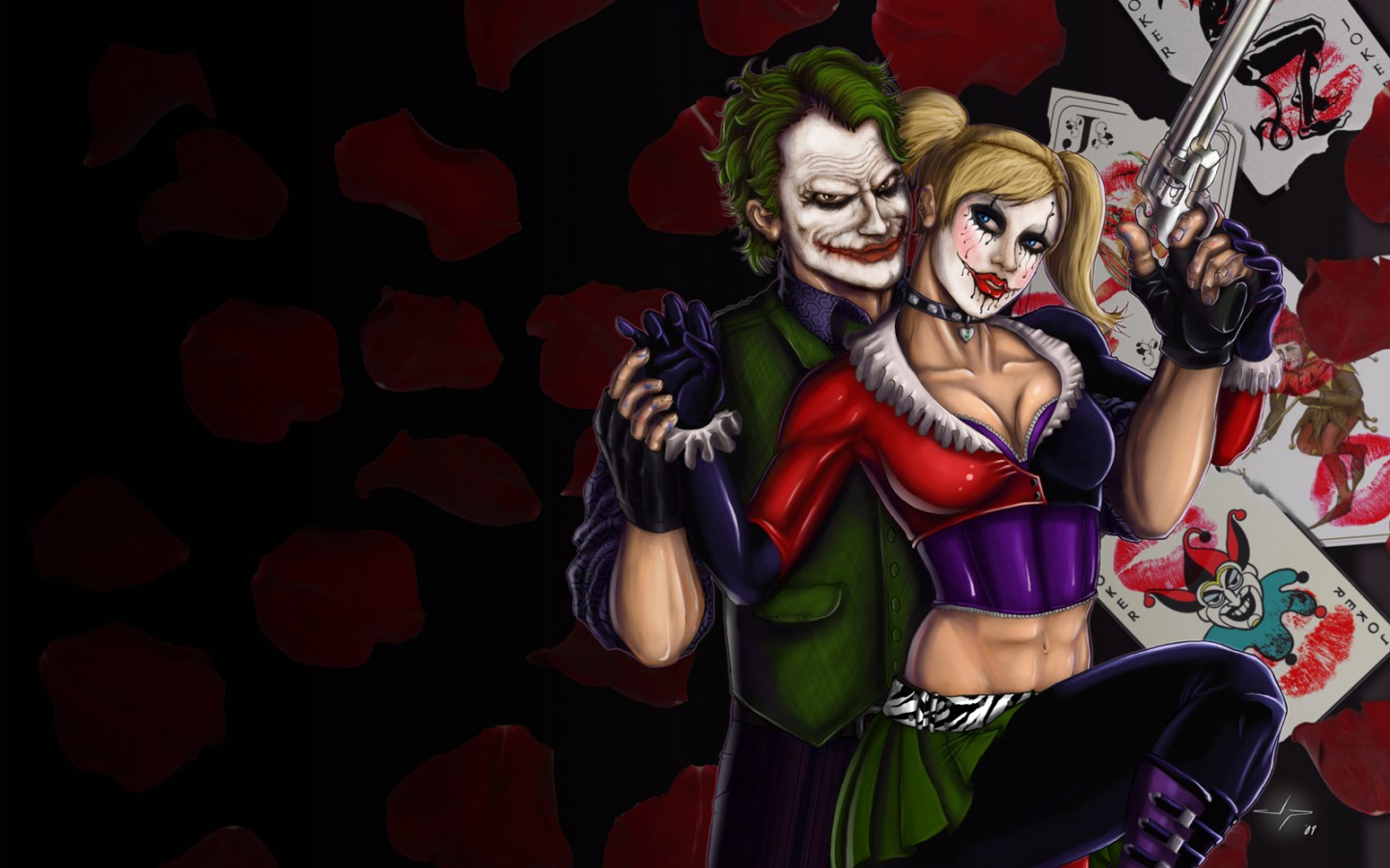 fondo de pantalla de harley quinn,harley quinn,personaje de ficción,supervillano,dibujos animados,bufón